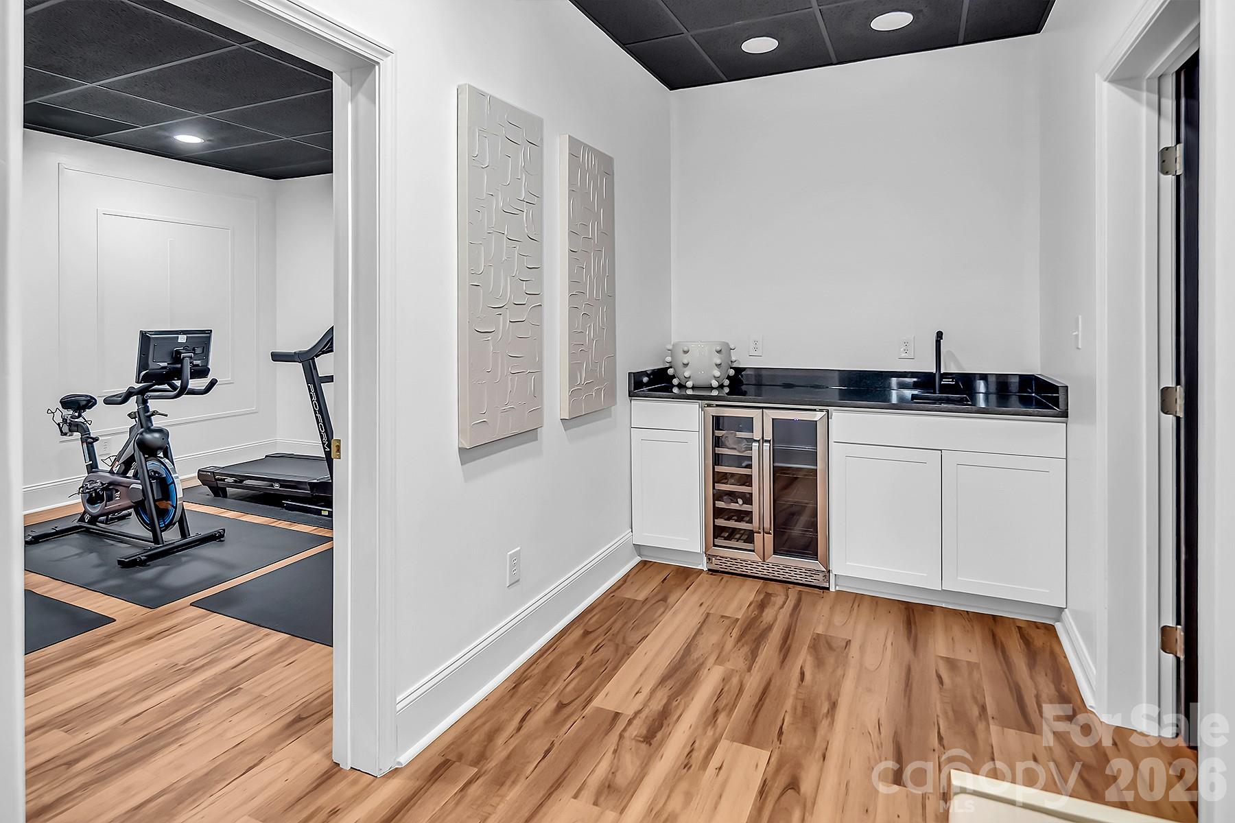 Beverage Bar in Basement - 394 Stone Cliff Lane, Lake Wylie