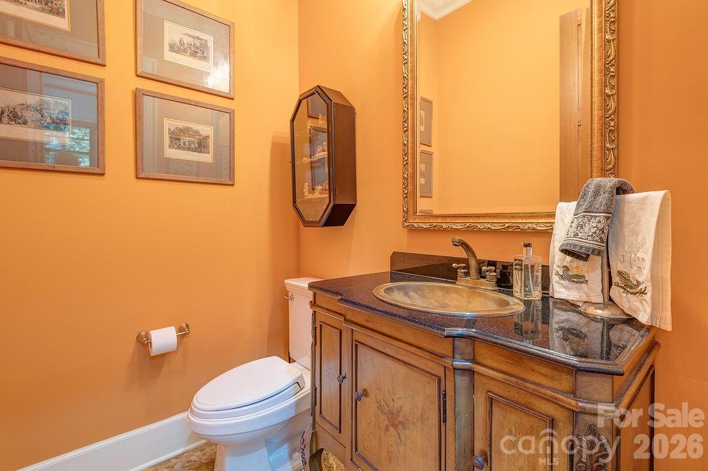 Main level half bath - 3 Gale Kelly Court, Weaverville