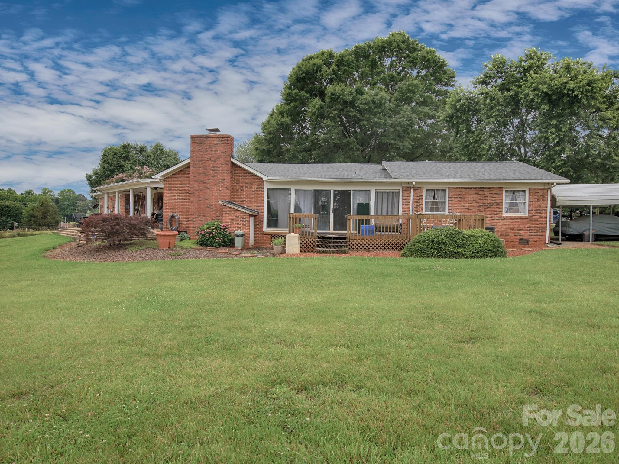 Rear of house - 269 Johnson Dairy Road, Mooresville