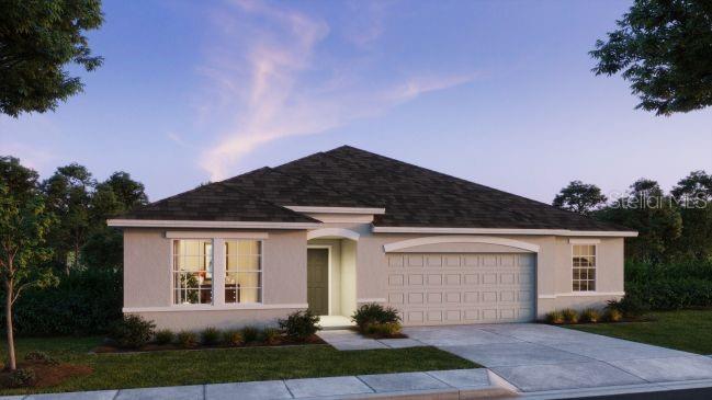 Artist Rendering at Dusk - 1505 KNOTTY PINE AVE, NORTH PORT