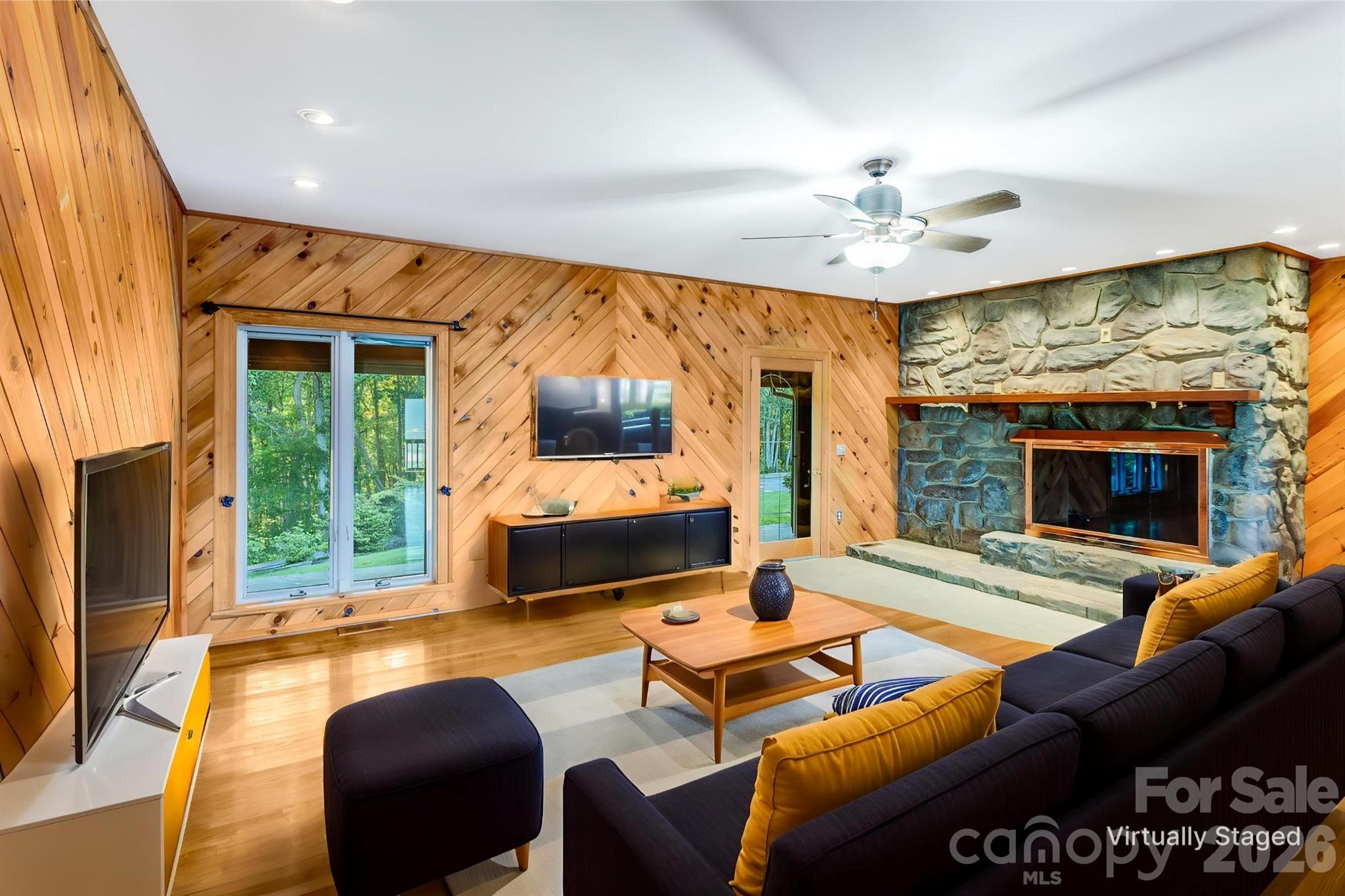 Virtually staged den - 1087 Brigadoon Drive, Clyde