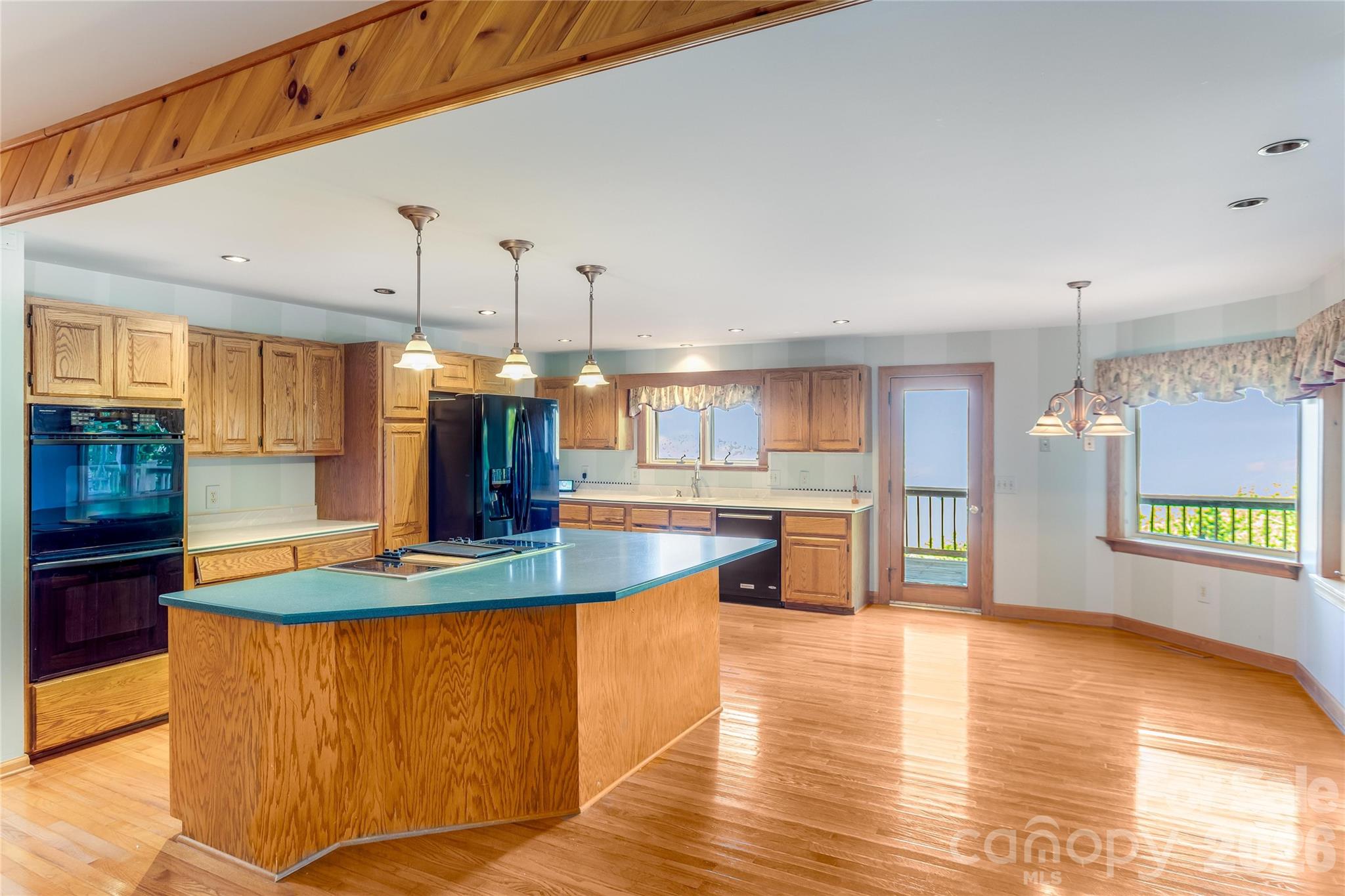 Open kitchen and den - 1087 Brigadoon Drive, Clyde