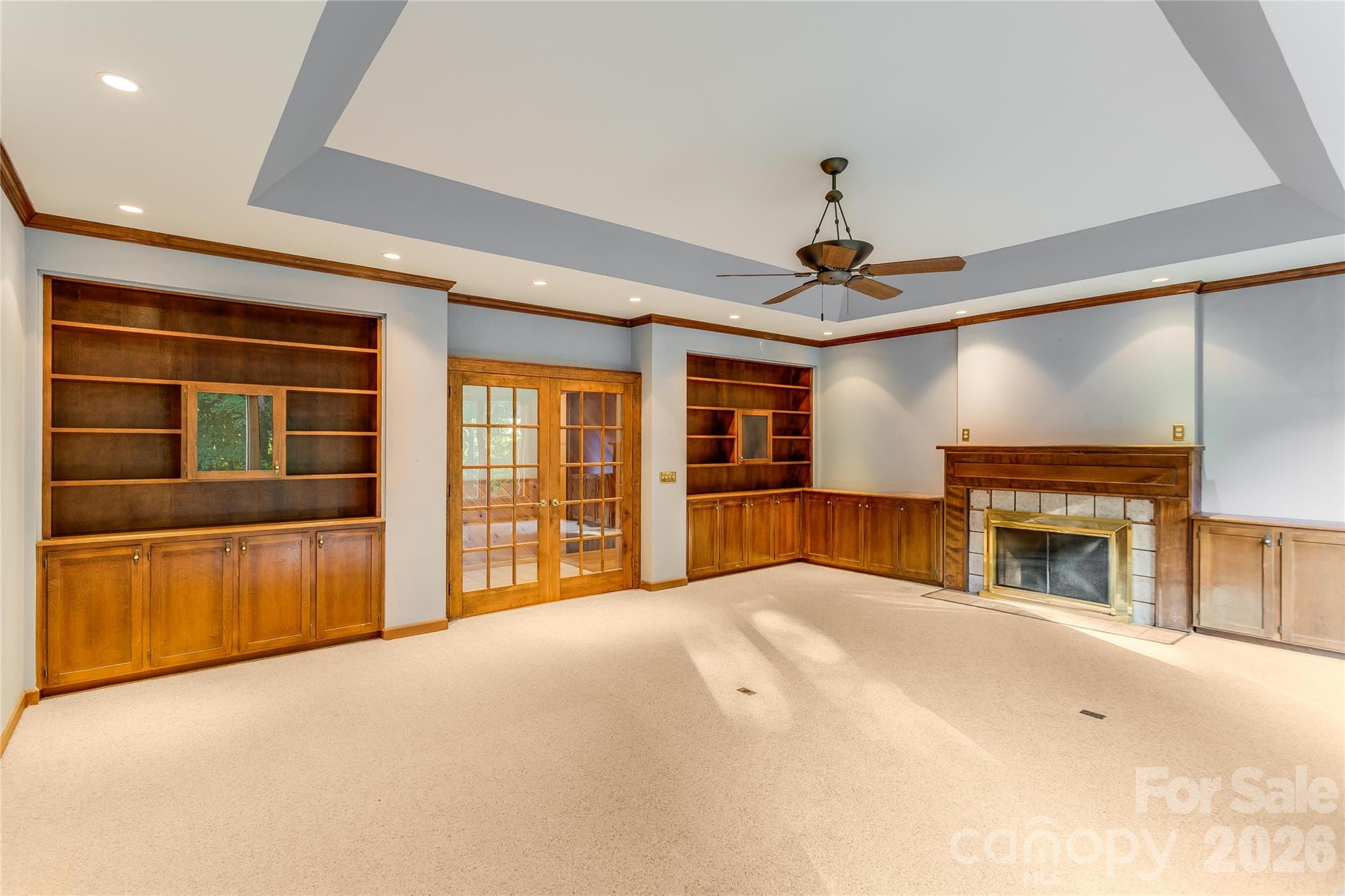 Gorgeous details in library - 1087 Brigadoon Drive, Clyde