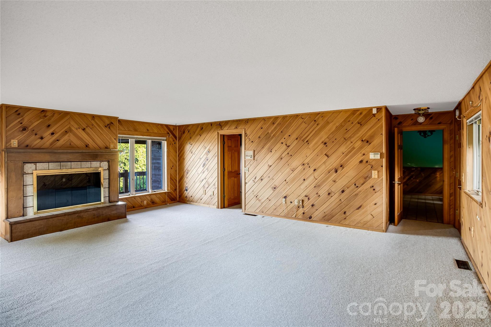 Spacious primary with fireplace and views - 1087 Brigadoon Drive, Clyde