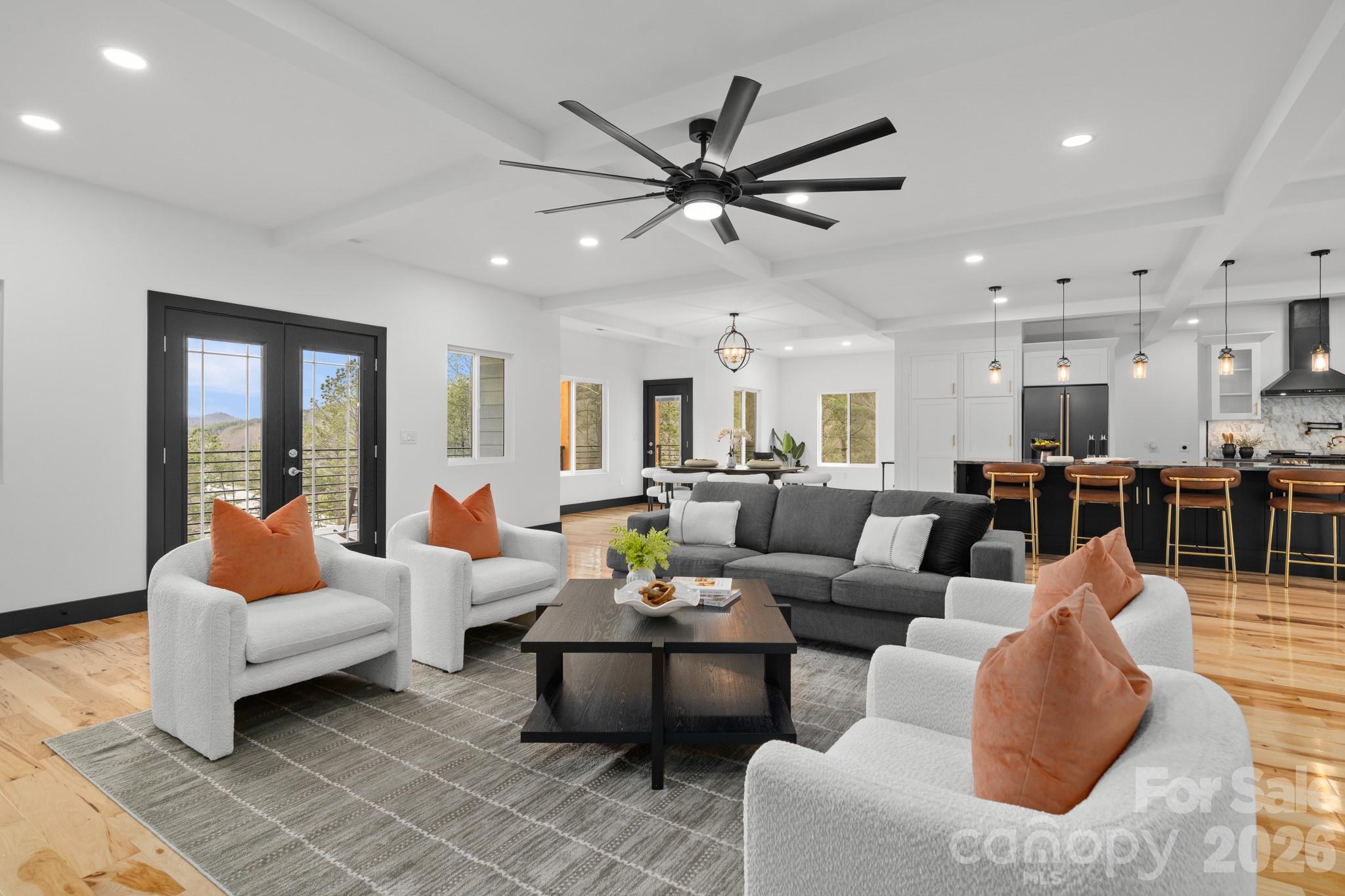 Open floor plan - 74 Jeranna Road, Mills River