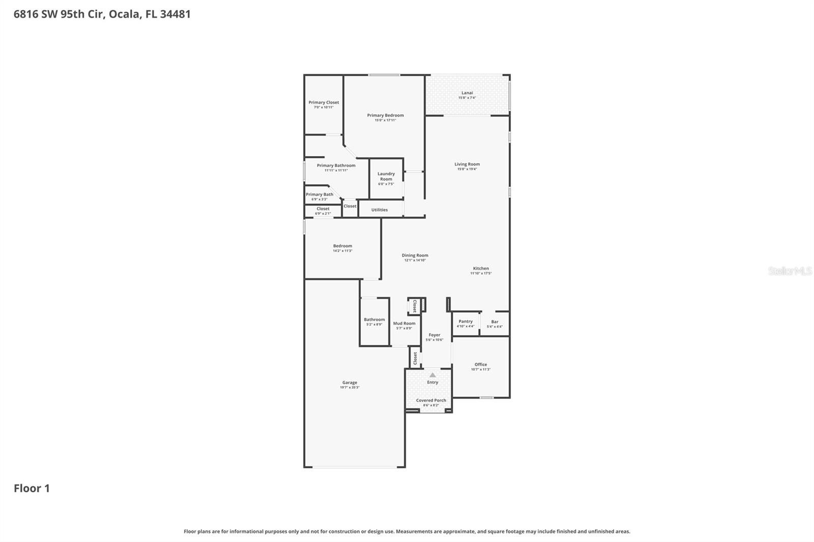 Floor Plan - 6816 SW 95TH CIR, OCALA