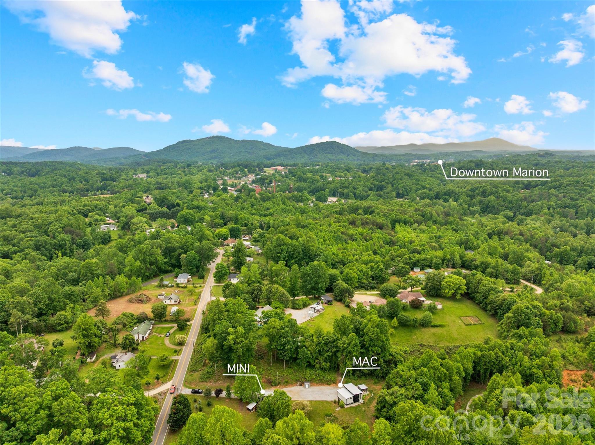 MAC + MINI Overhead Drone View - 787 Ridge Road, Marion