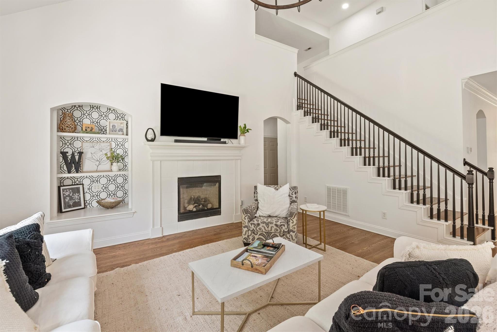 Grand staircase - 869 Stratford Run Drive, Fort Mill