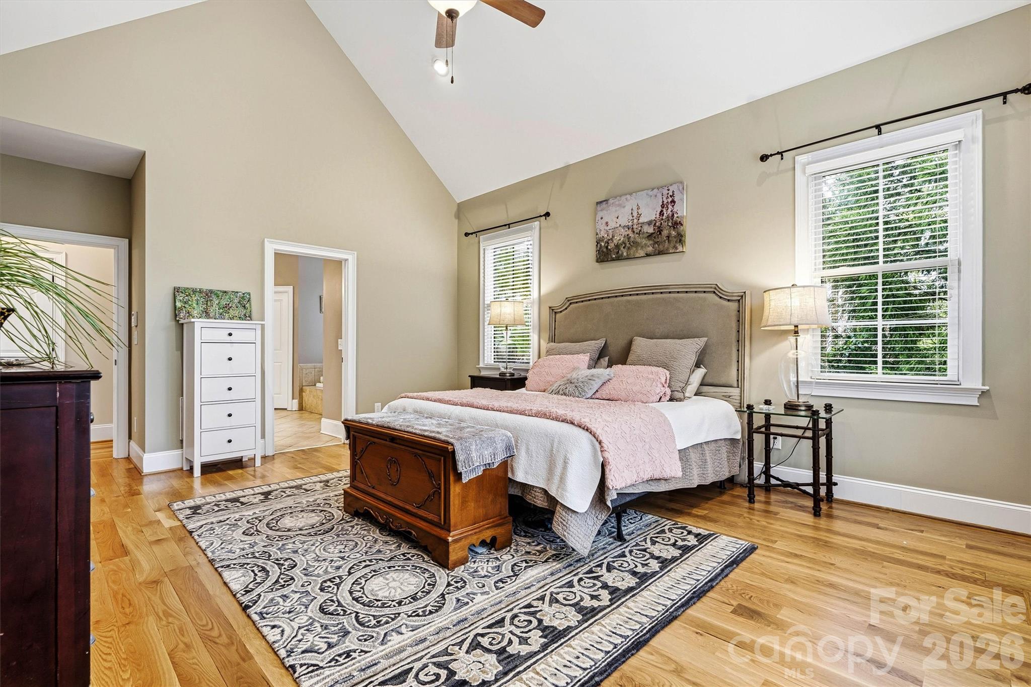 Main-level primary suite with room to exhale - 224 Birdie Drive, Stanley