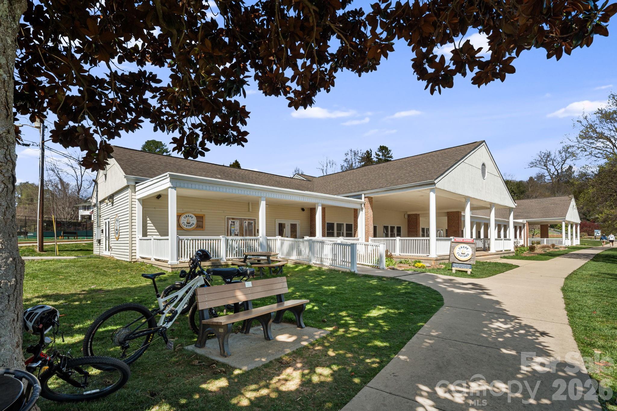 Enjoy sweet & savory delights down by the lake at Crepe & Custard. - 300 Francis Asbury Road, Waynesville