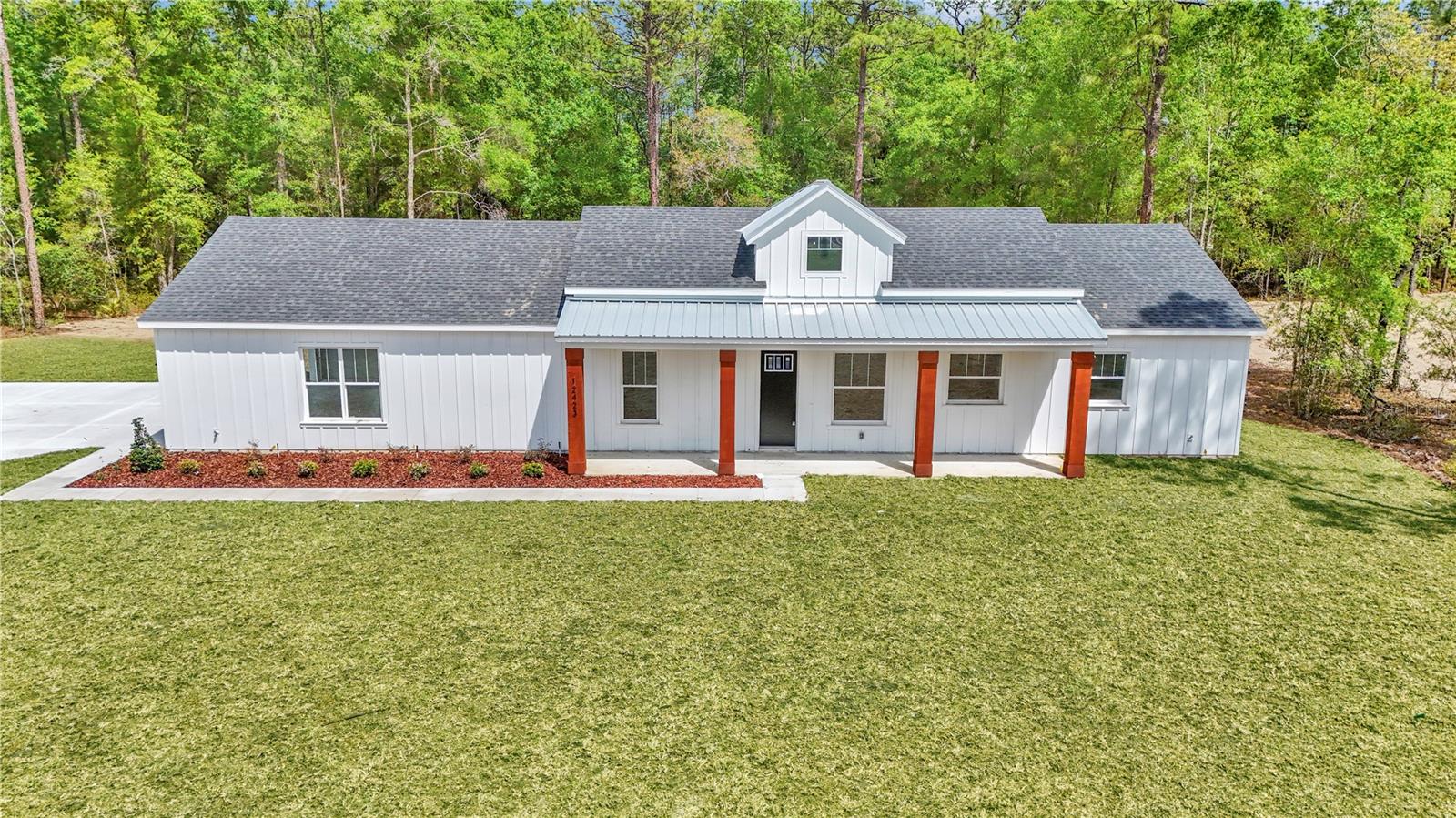 Completed New Construction Modern Farmhouse - 12423 SW 45 ST, OCALA