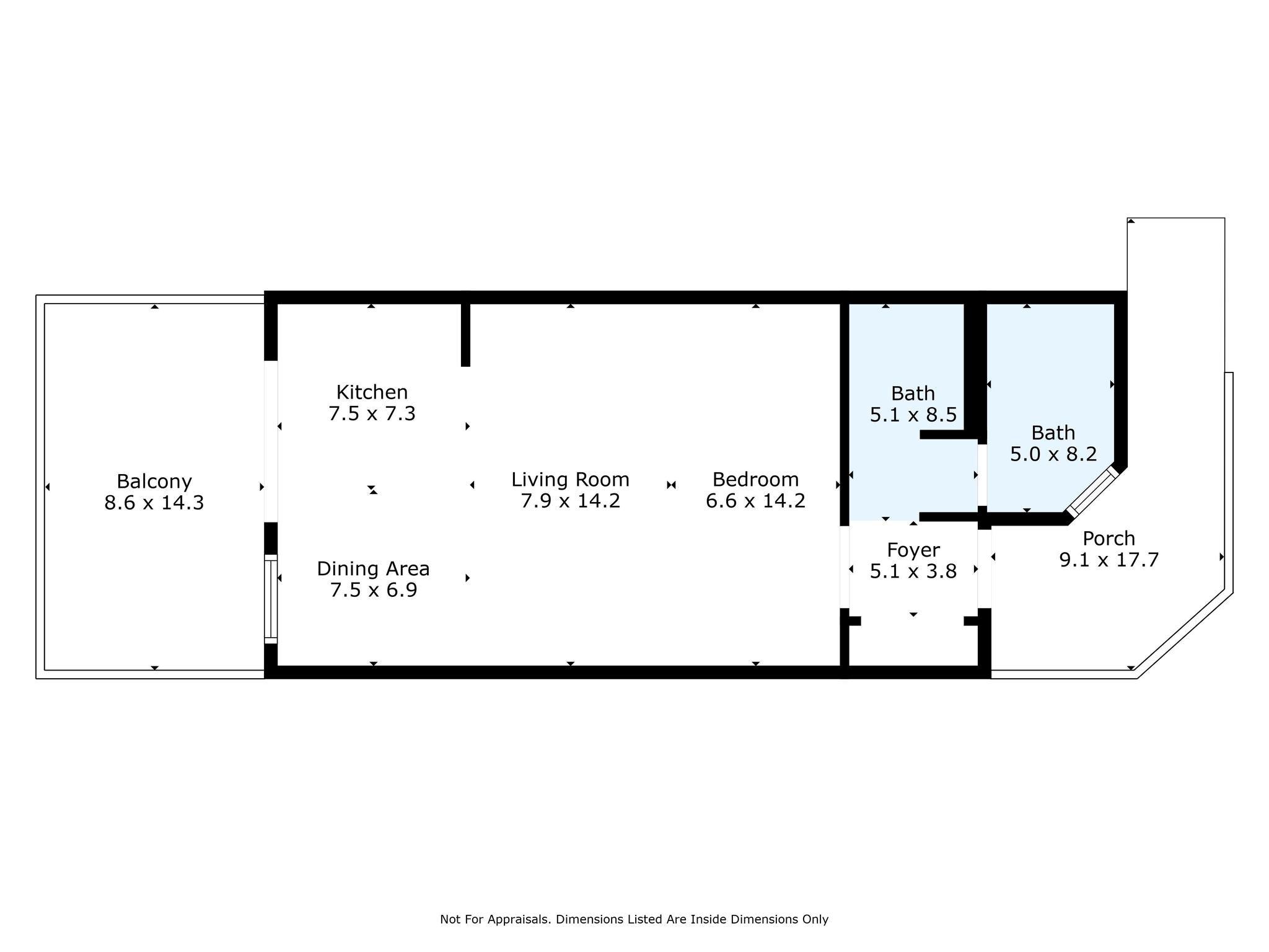 Floor Plan - 160 Whitney Boulevard, Lake Lure