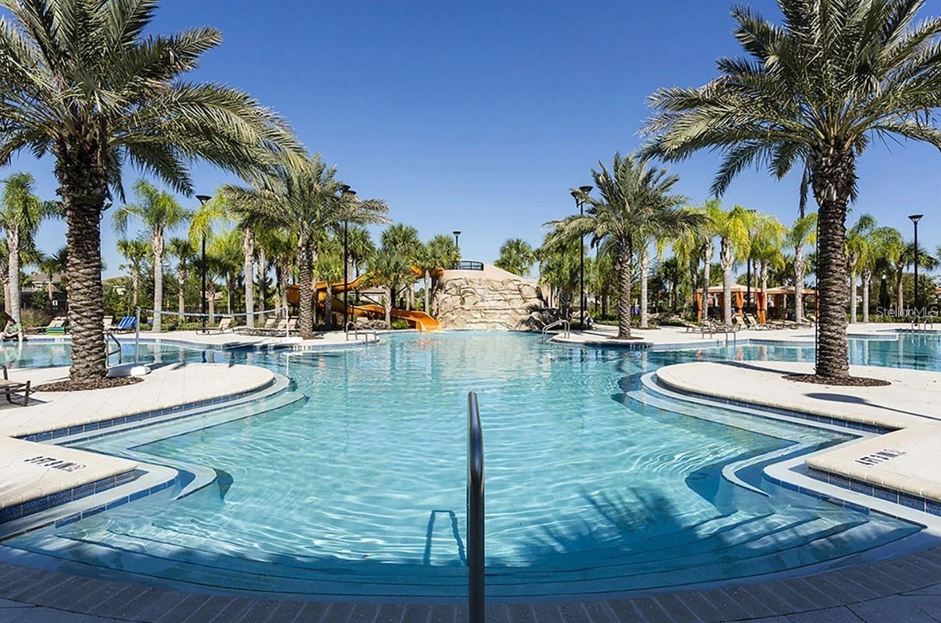 Luxury Community Pool - 5493 SOLTERRA CIR, DAVENPORT