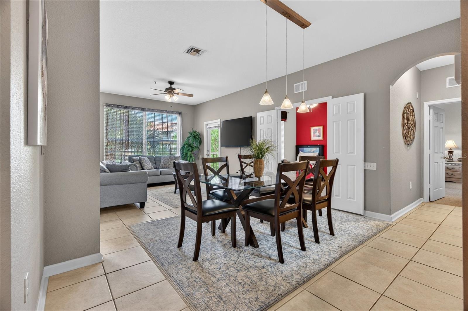Dining & Living Room View - 7664 COMROW ST #304, KISSIMMEE