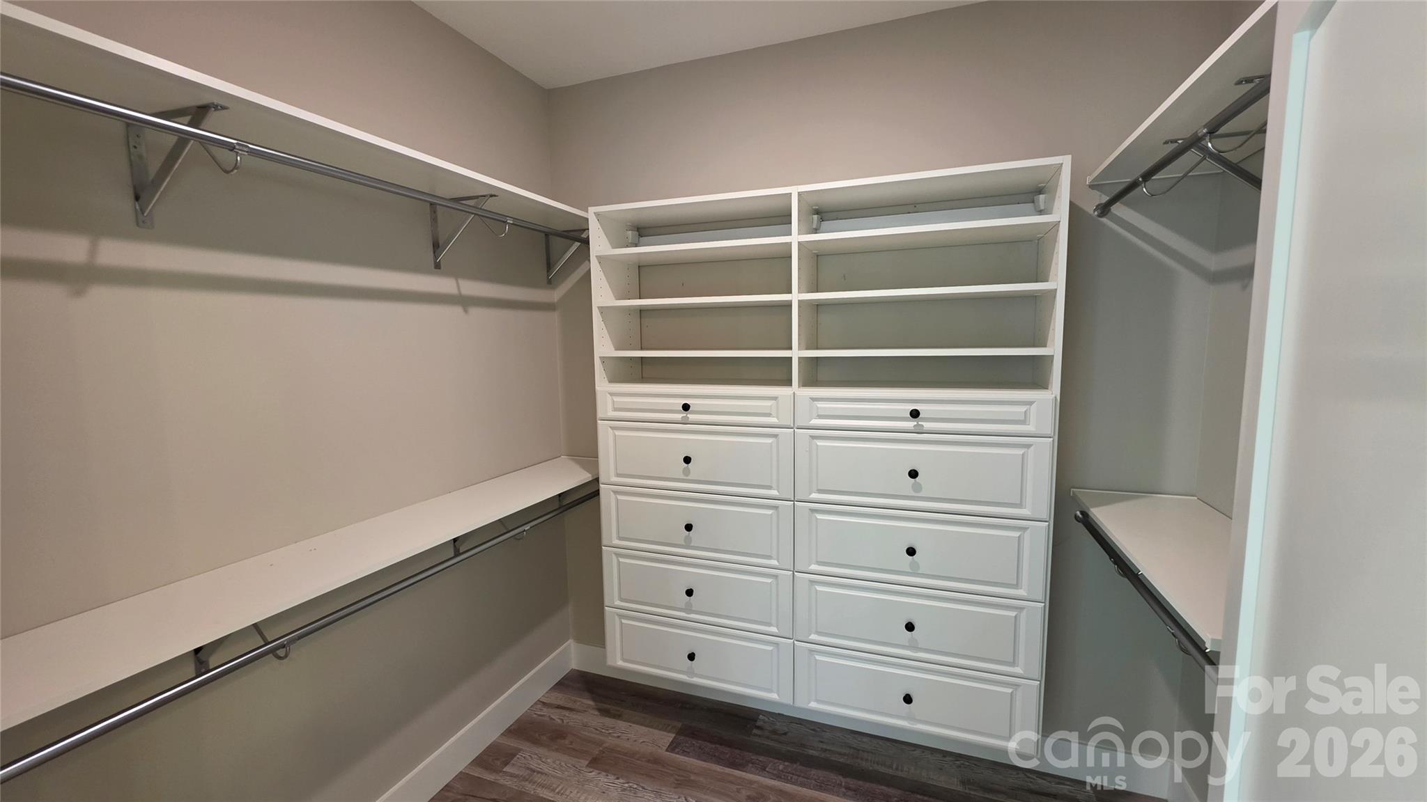 Primary BR Closet with Built-ins - 194 Donsdale Drive, Statesville