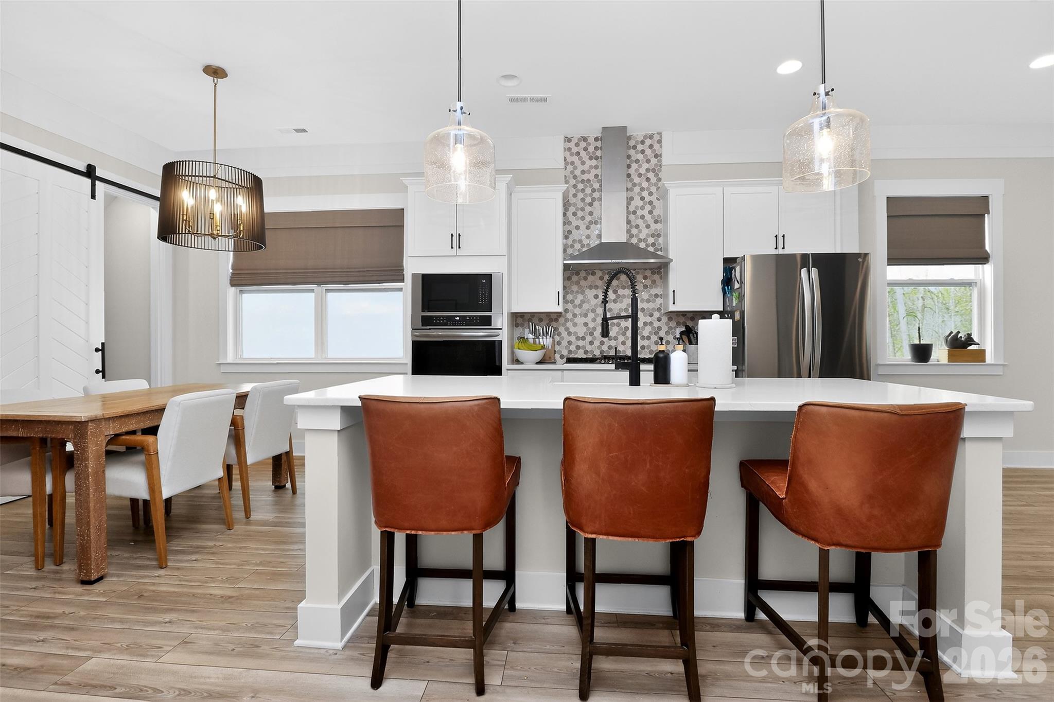 Open Kitchen with upgraded appliances - 1101 Masefield Avenue, Matthews