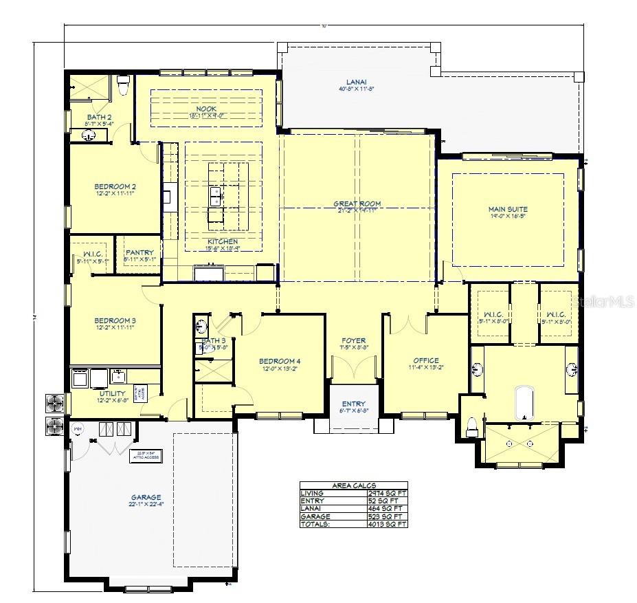 The Newport Floor Plan - 142 TRANQUIL MIRROR LAKE CT #Lot 18, CLERMONT