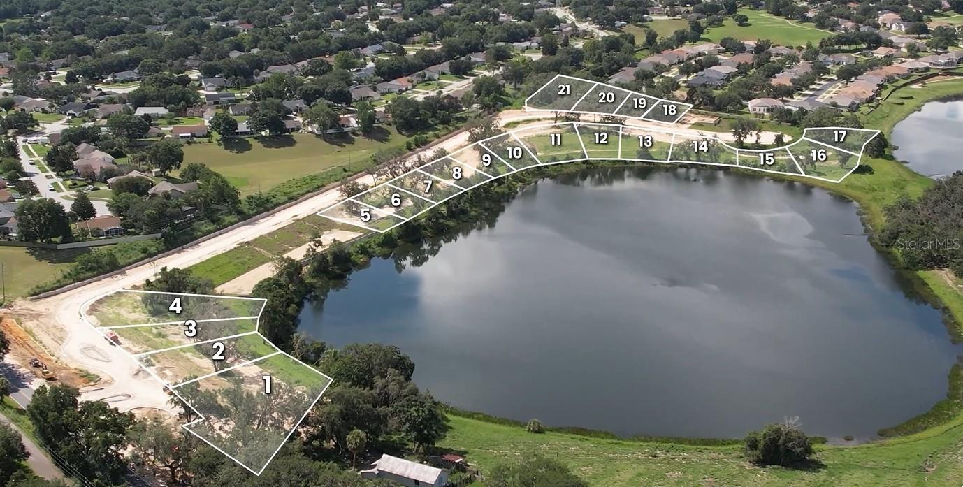 Lot Overlay - 142 TRANQUIL MIRROR LAKE CT #Lot 18, CLERMONT