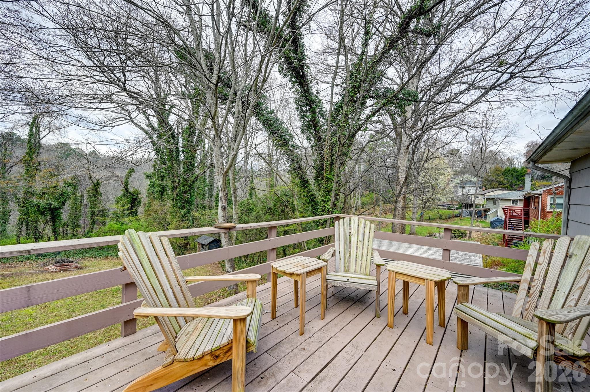deck in July - 297 White Pine Drive, Asheville