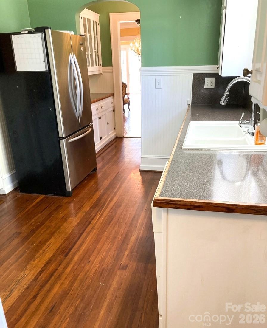 Beautiful kitchen wood floor. - 1051 Pee Dee Avenue, Albemarle
