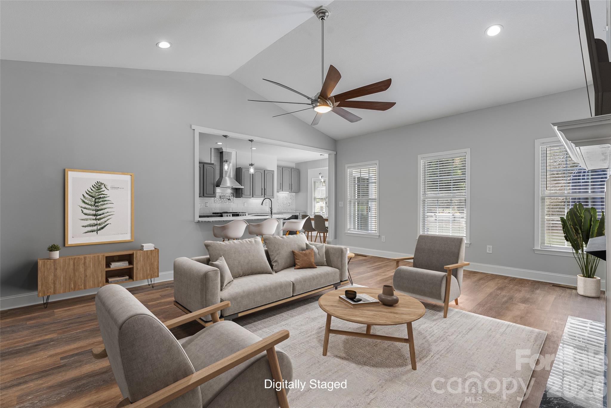 Open light filled -staged - 79 Mill Pond Way, Hendersonville