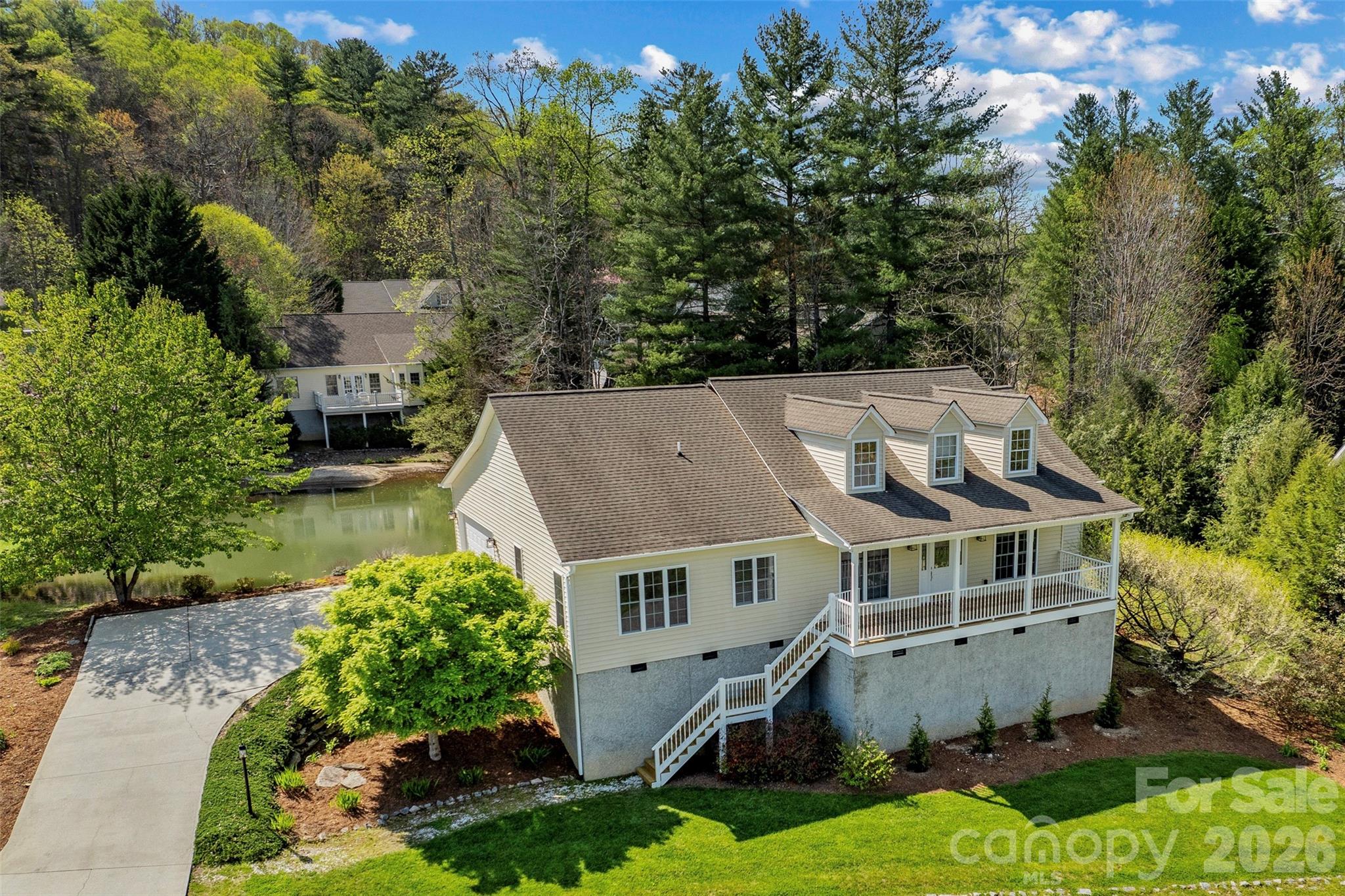 Newly landscaped, wait till you see the inside, and ready for you! - 79 Mill Pond Way, Hendersonville