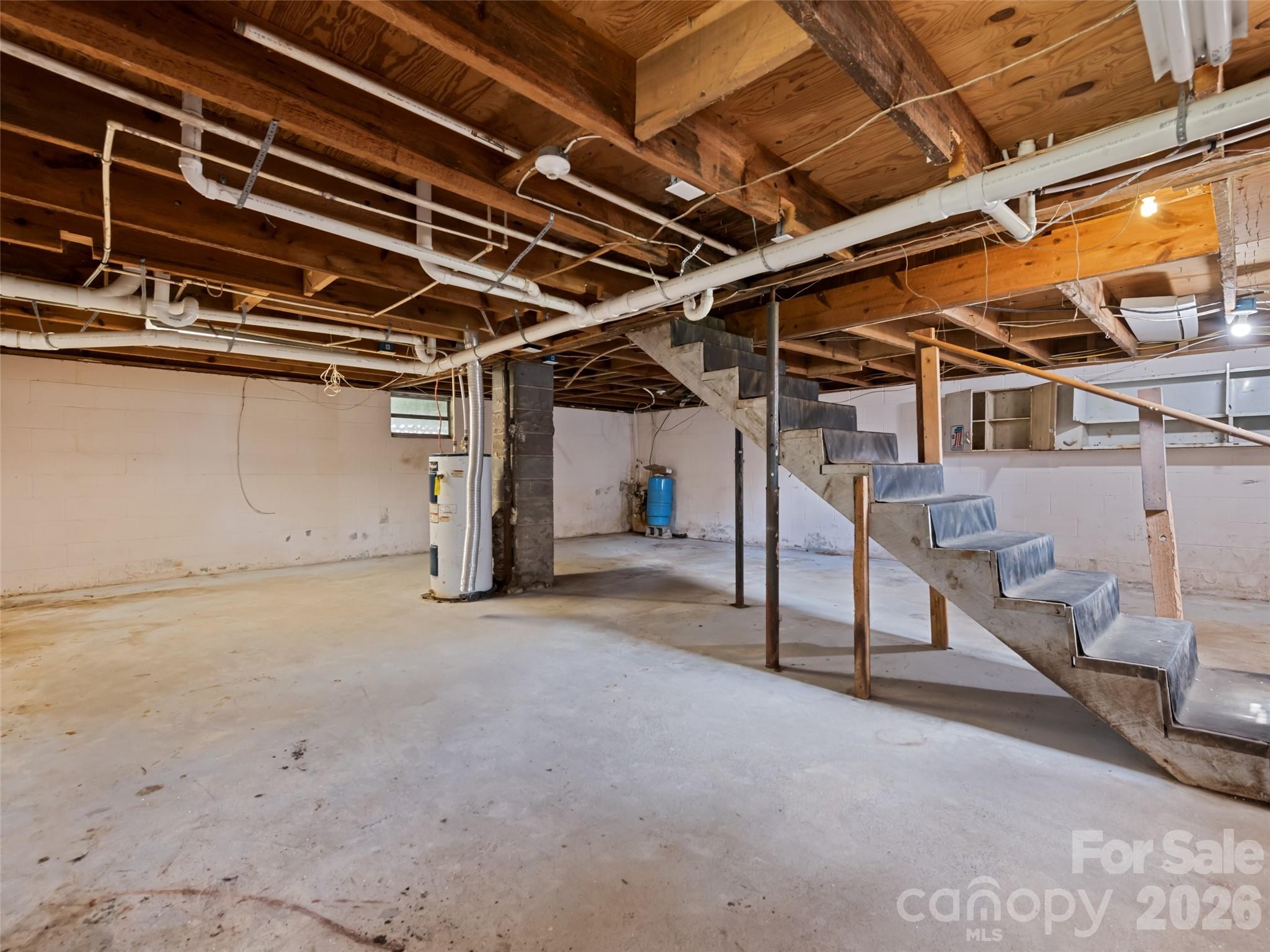 Unfinished Basement - 838 Hidden Valley Road, Clyde