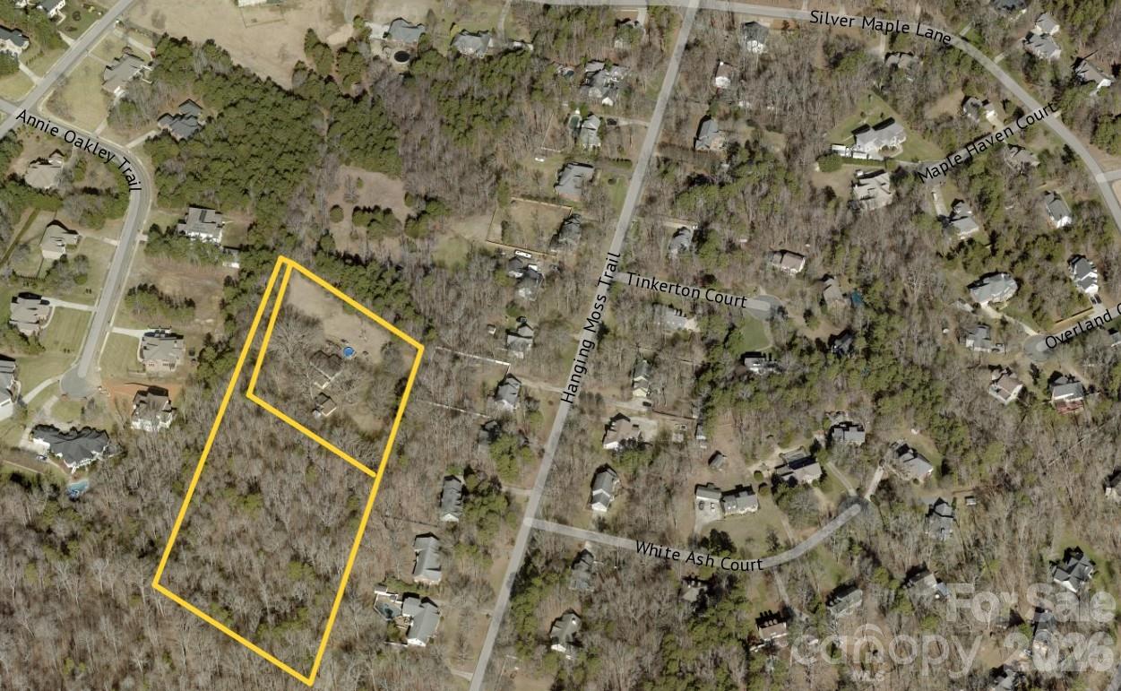 Approximate lines 6.34 Acres total - 7918 Silver Maple Lane, Mint Hill