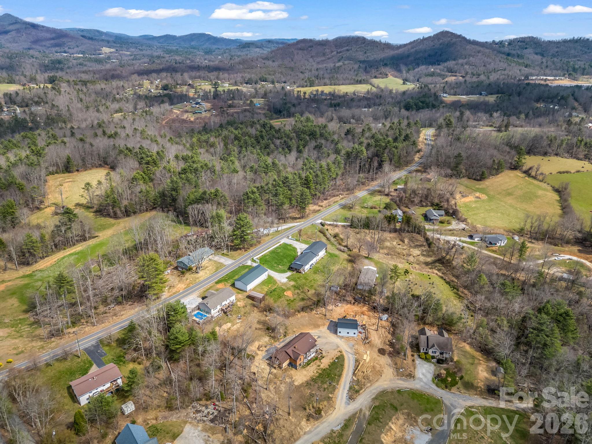 Aerial View - 1086 Carters Ridge Road, Spruce Pine