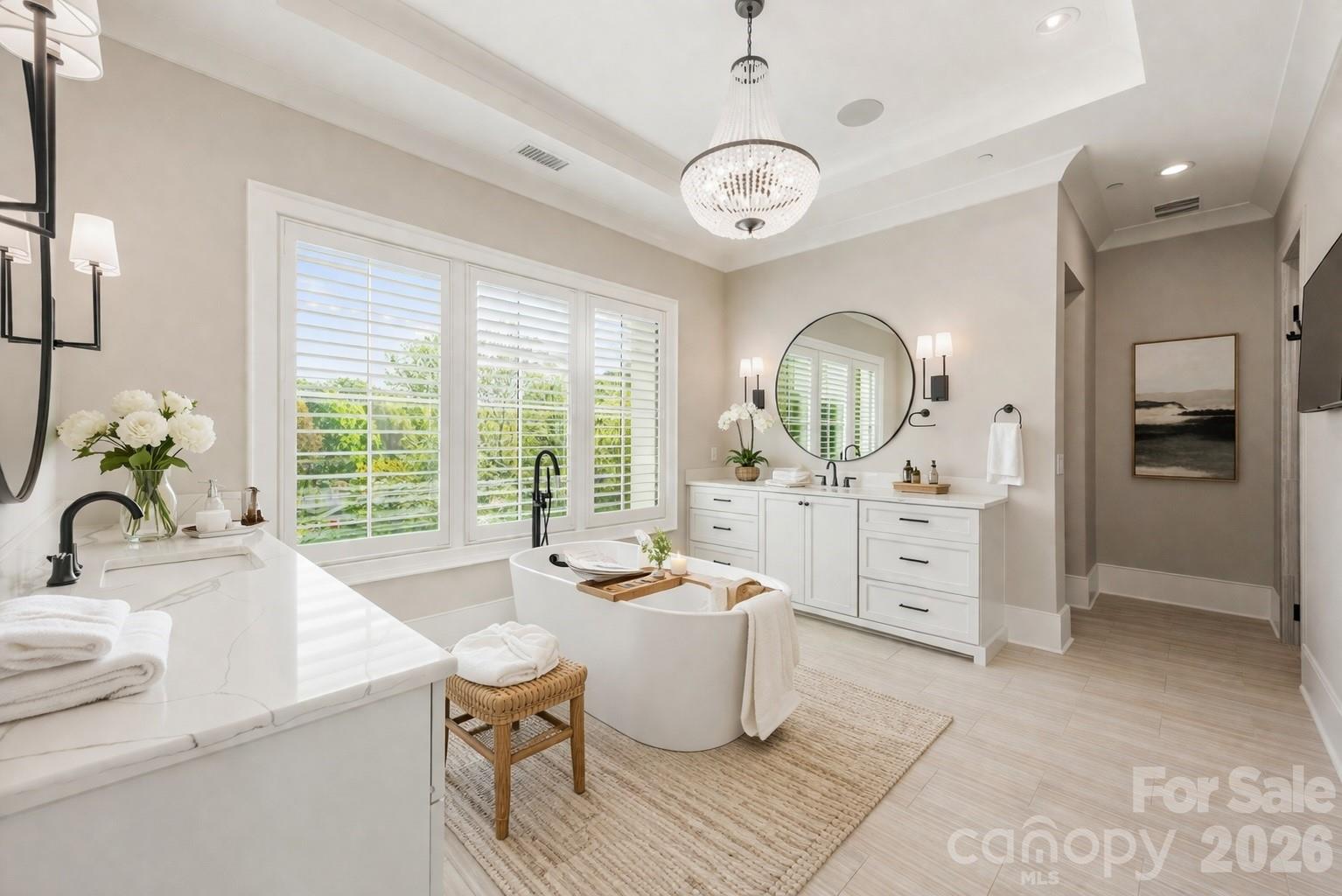 Primary Bathroom - 19329 Watermark Drive, Cornelius