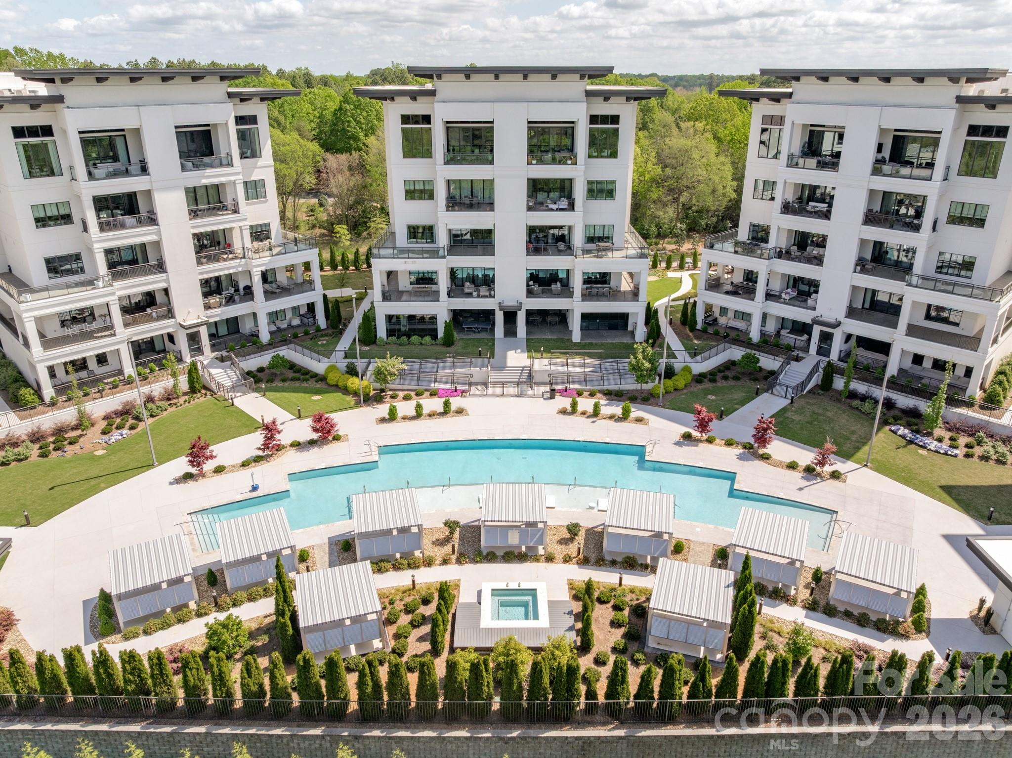 Beautiful view of pool - 19329 Watermark Drive, Cornelius