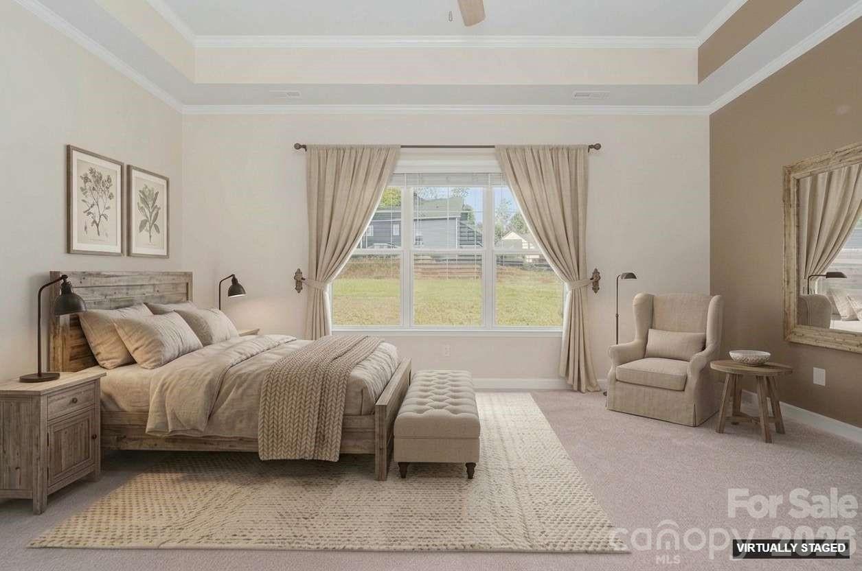 Virtually staged owner's suite. - 456 Lucky Drive NW, Concord
