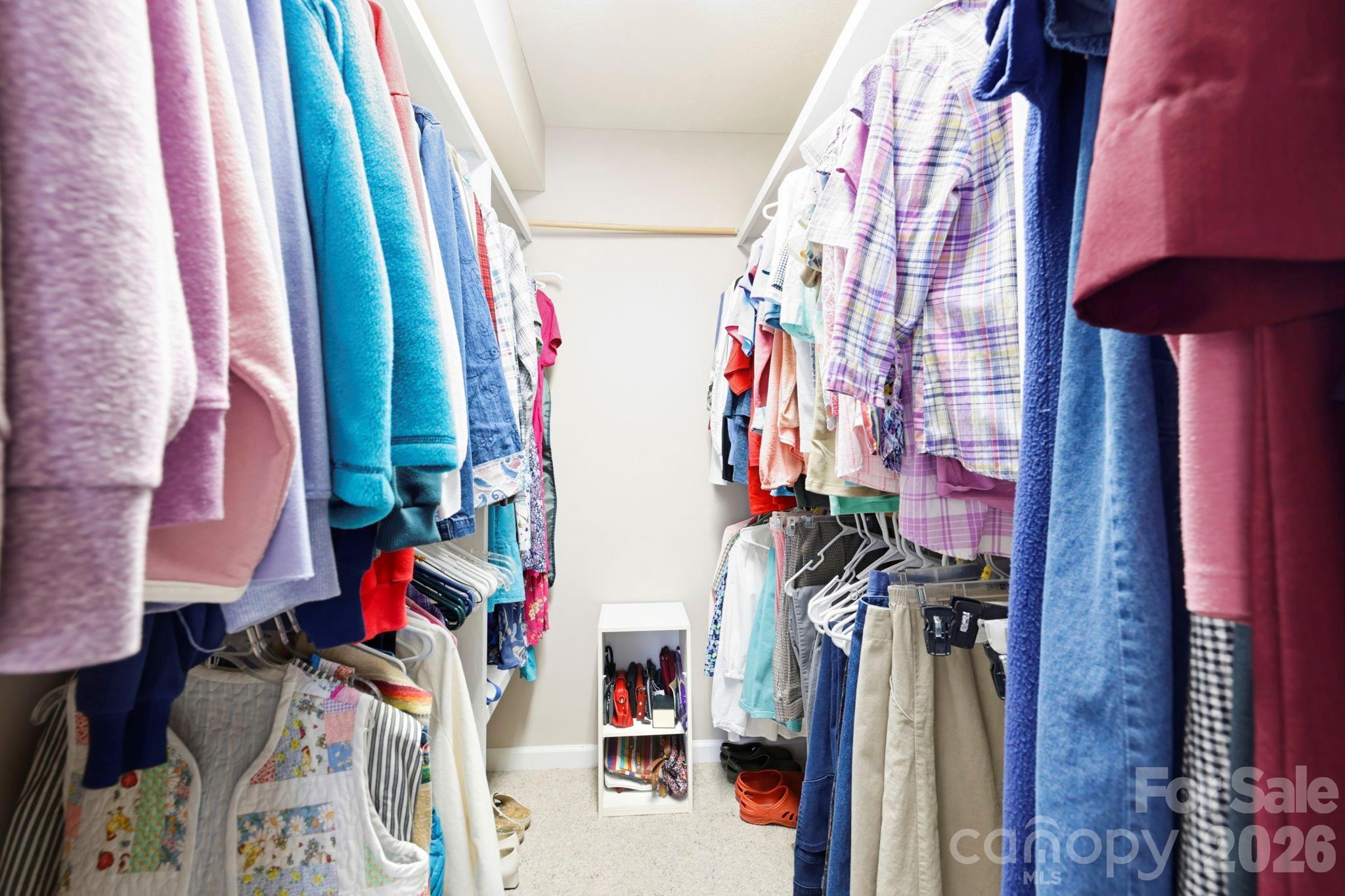 Walk in closet in primary bathroom - 13705 Rosman Highway, Lake Toxaway