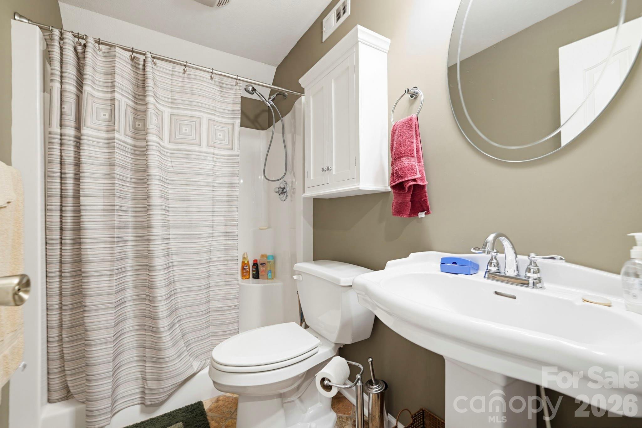 Bathroom downstairs - 13705 Rosman Highway, Lake Toxaway