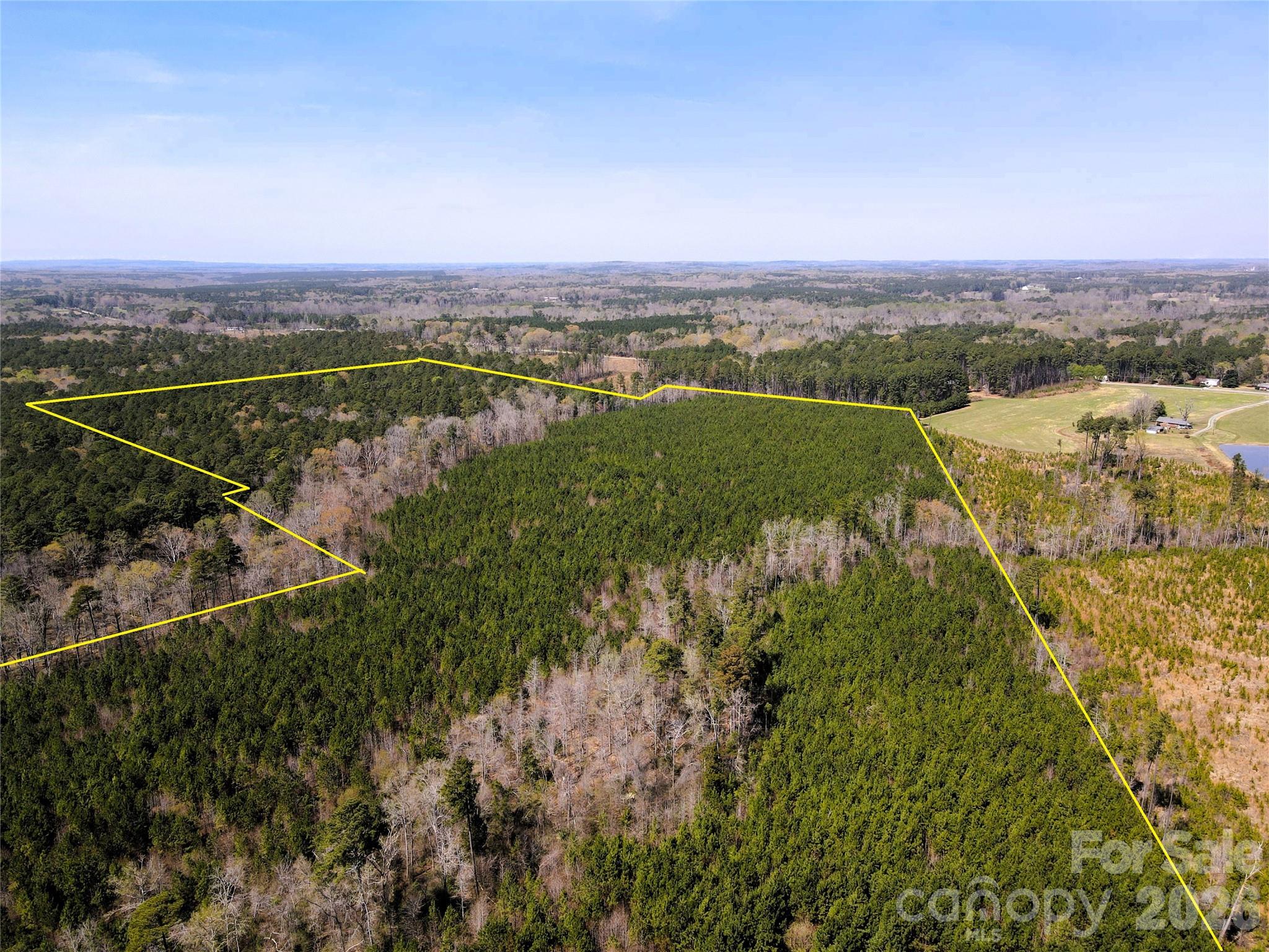 Looking NW from the SW corner - 01 Collins Mountain Road, Chapel Hill