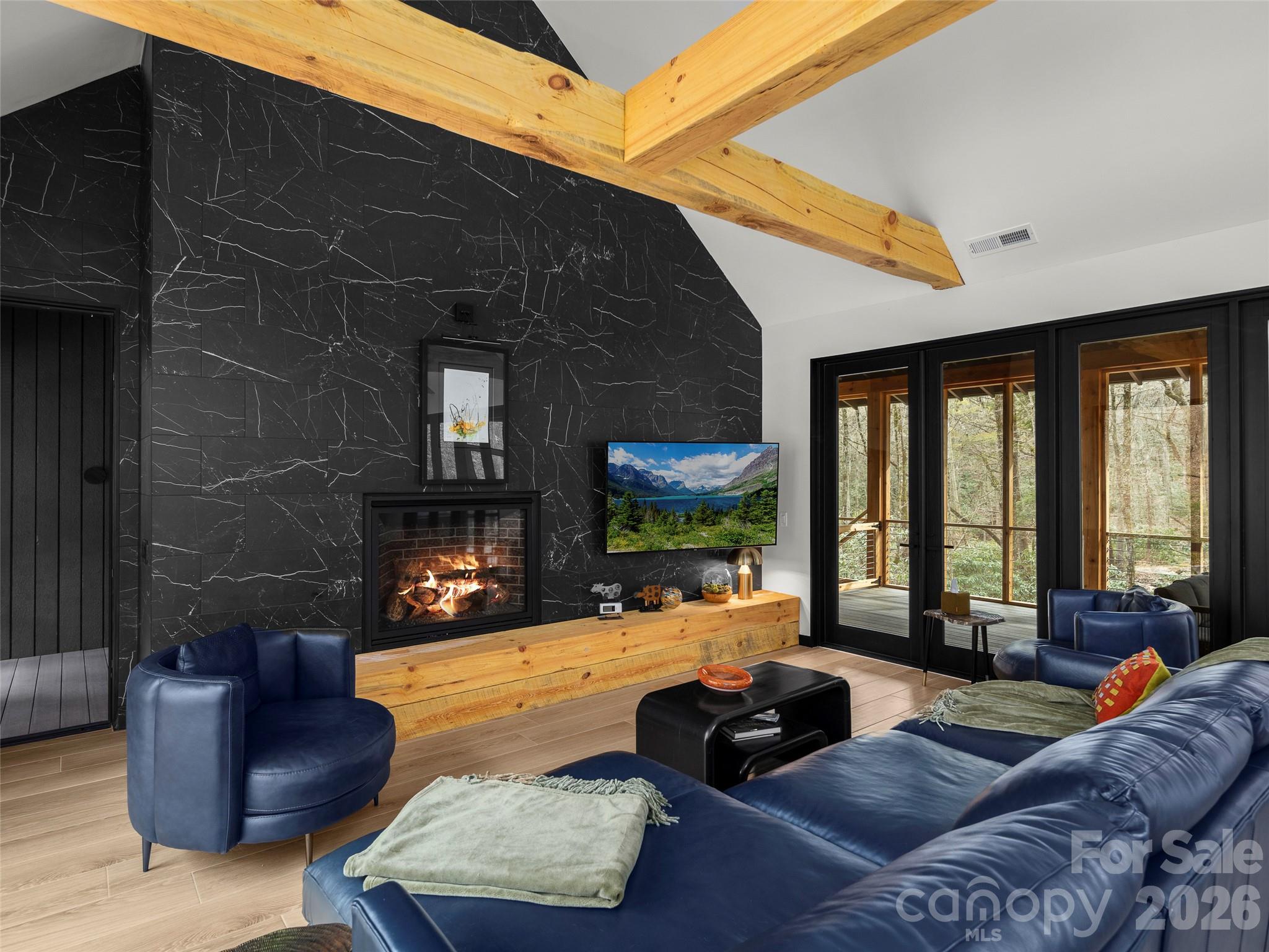 Great Room - 80 Hemlock Circle, Black Mountain