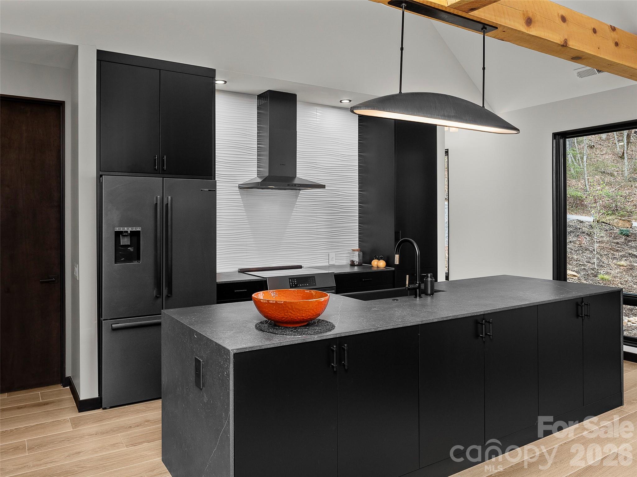 Modern Designed Kitchen with Dekton Countertops - 80 Hemlock Circle, Black Mountain