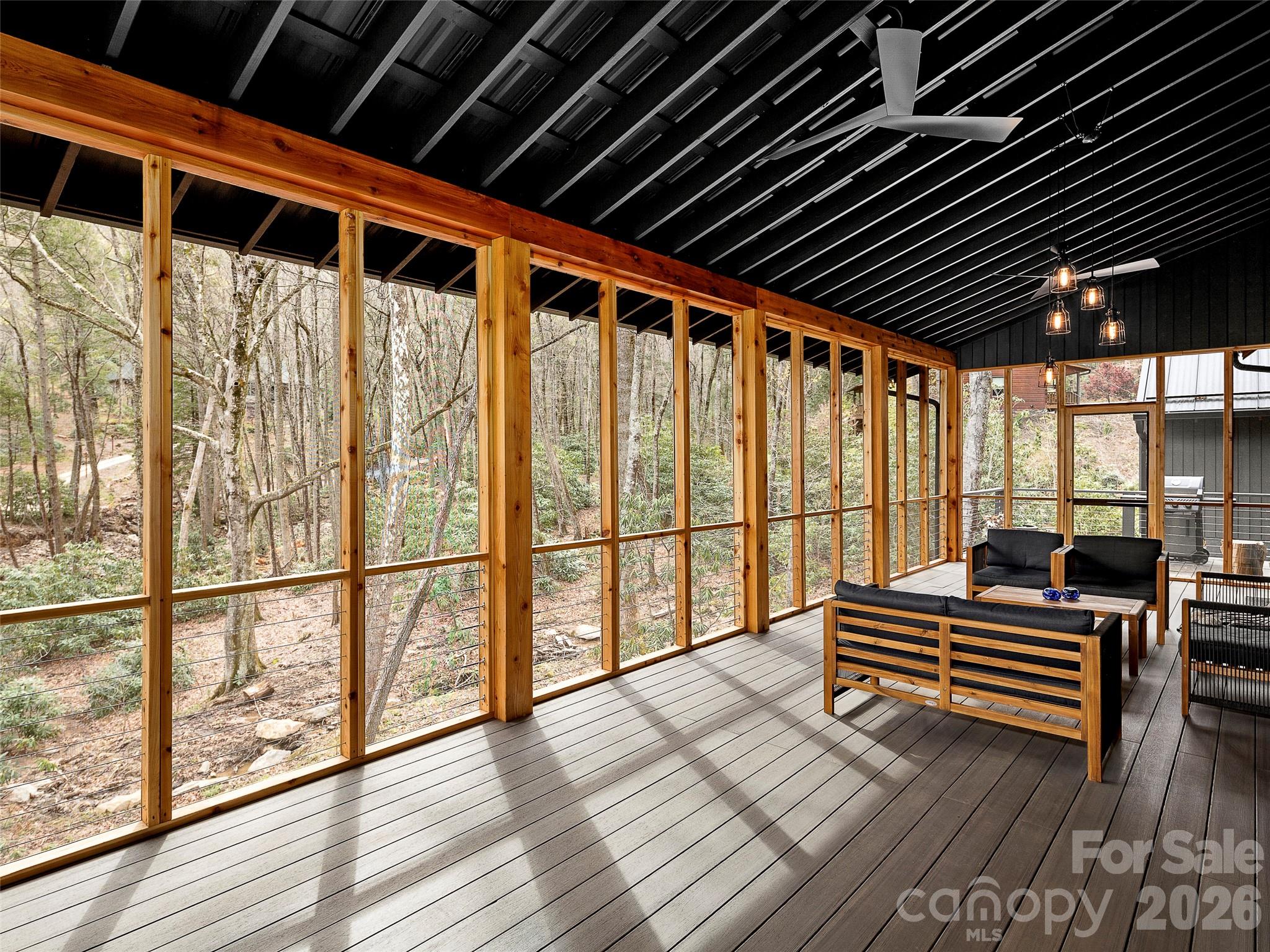 Upstairs Deck - 80 Hemlock Circle, Black Mountain