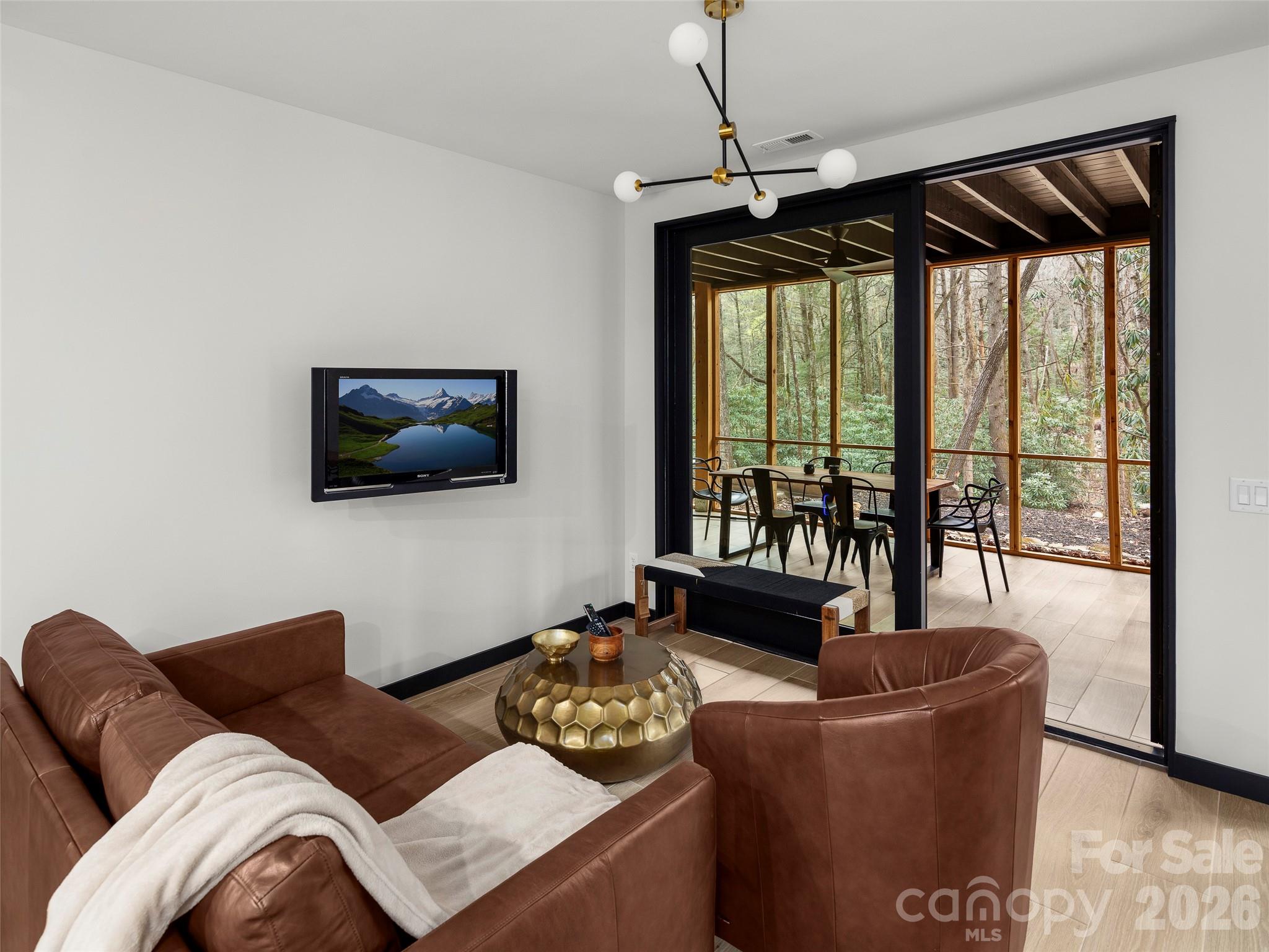 Downstairs Living Room - 80 Hemlock Circle, Black Mountain