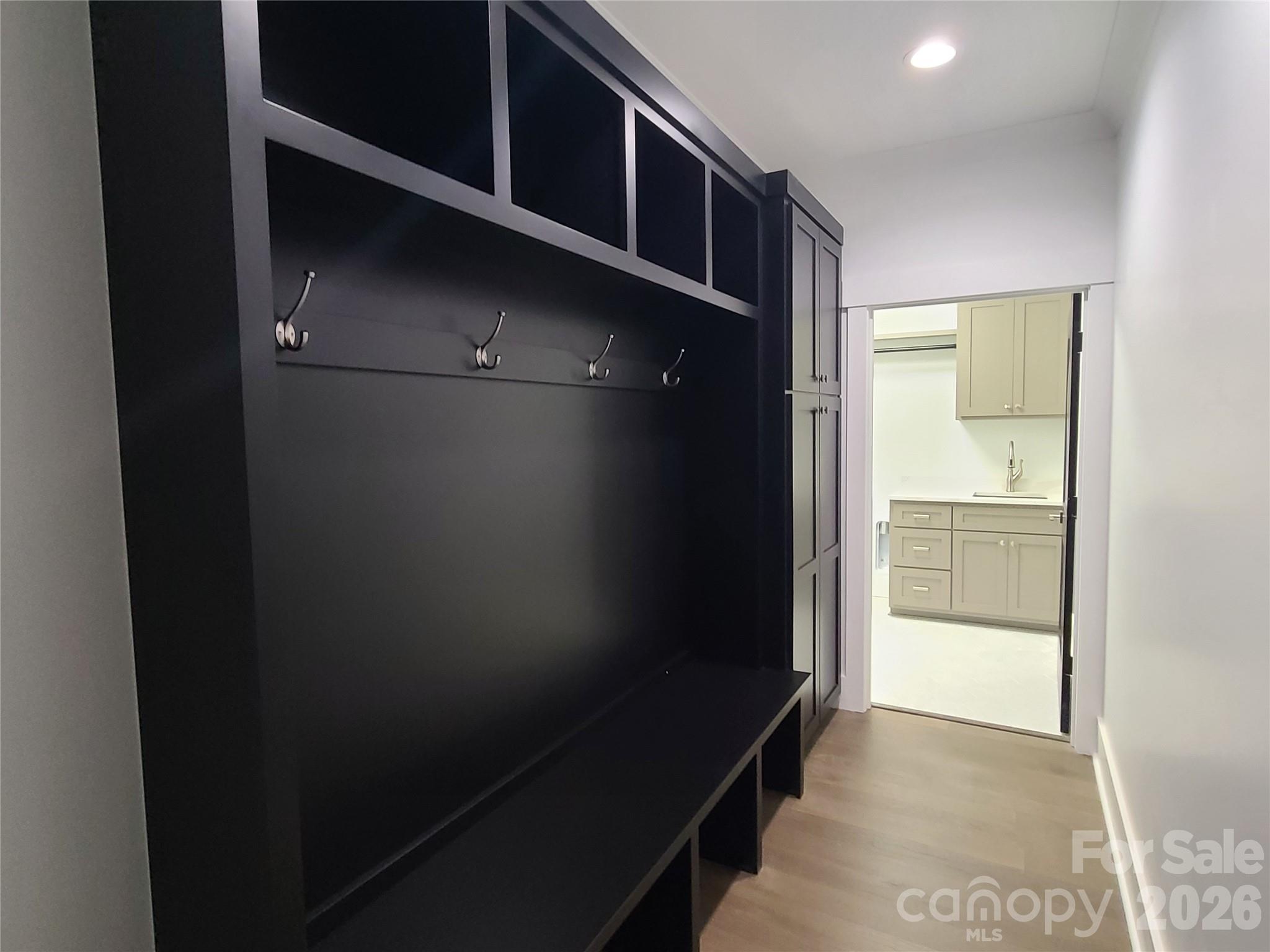 Drop zone/bench seat at garage entry door - 444 19th Avenue Circle NW, Hickory