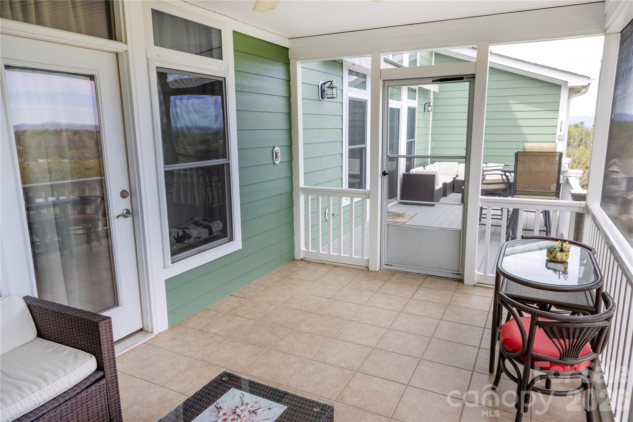 screen porch off main bedroom - 5 Gemini Heights, Weaverville