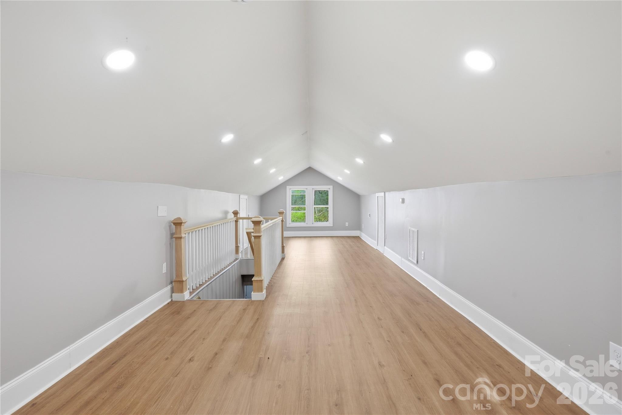 Permitted, fully finished loft. This was a dusty attic a year ago - 234 S Ervin Avenue, Newton