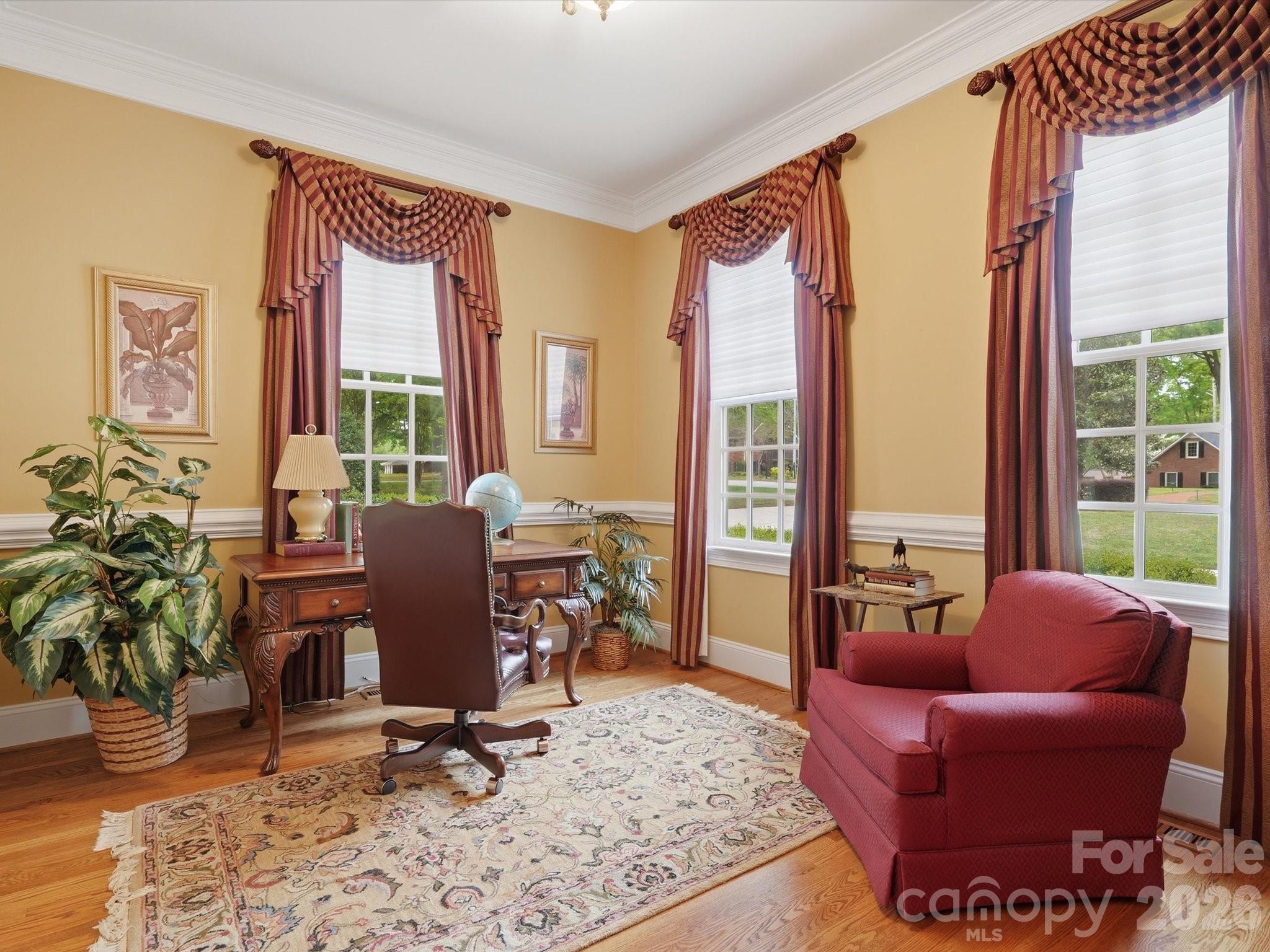 Office/ 4th Bed with one walk in closet large enough to convert to additional bath or smaller office. Additional double door closet as well. - 1215 Rosa Drive, Monroe