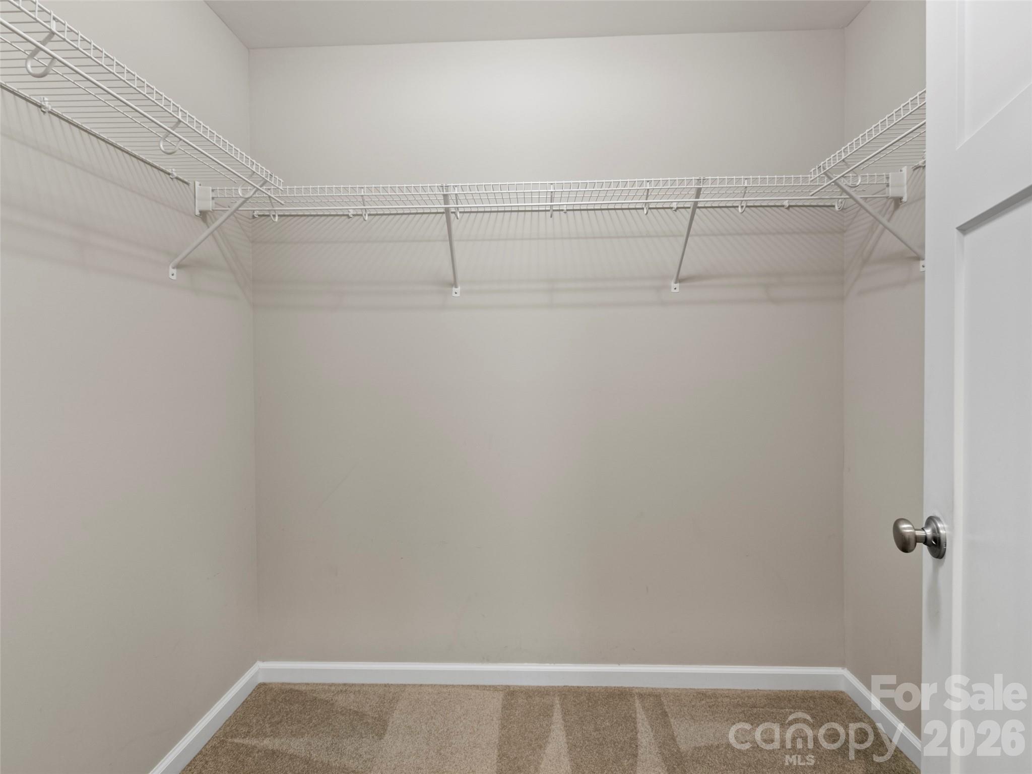 Inviting downstairs bedroom with en-suite full bath and a large walk-in closet for added functionality - 290 Sweetwater Hills Drive, Hendersonville