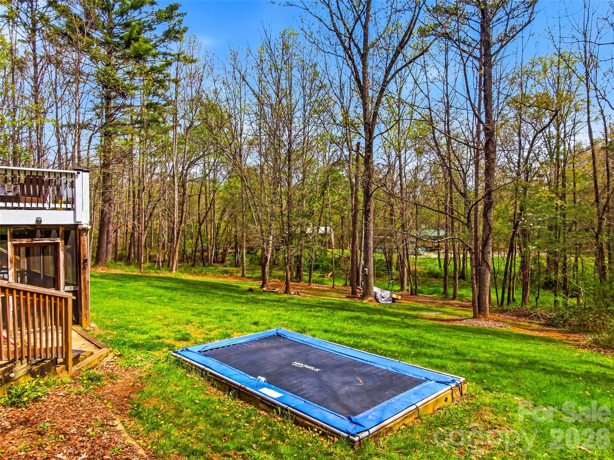 In ground trampoline. - 32 Franklin Farm Road, Fletcher