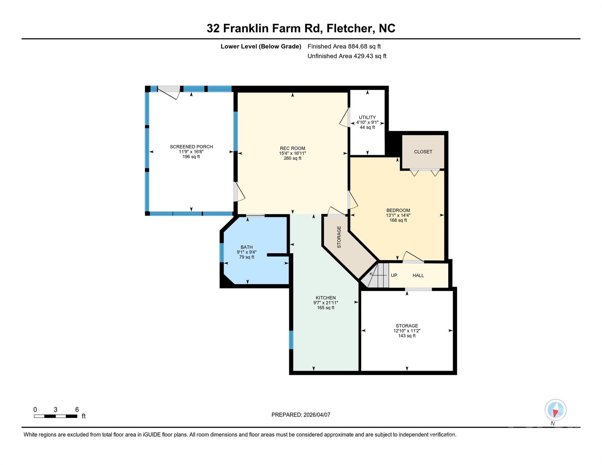 Lower level/Guest suite and storage - 32 Franklin Farm Road, Fletcher