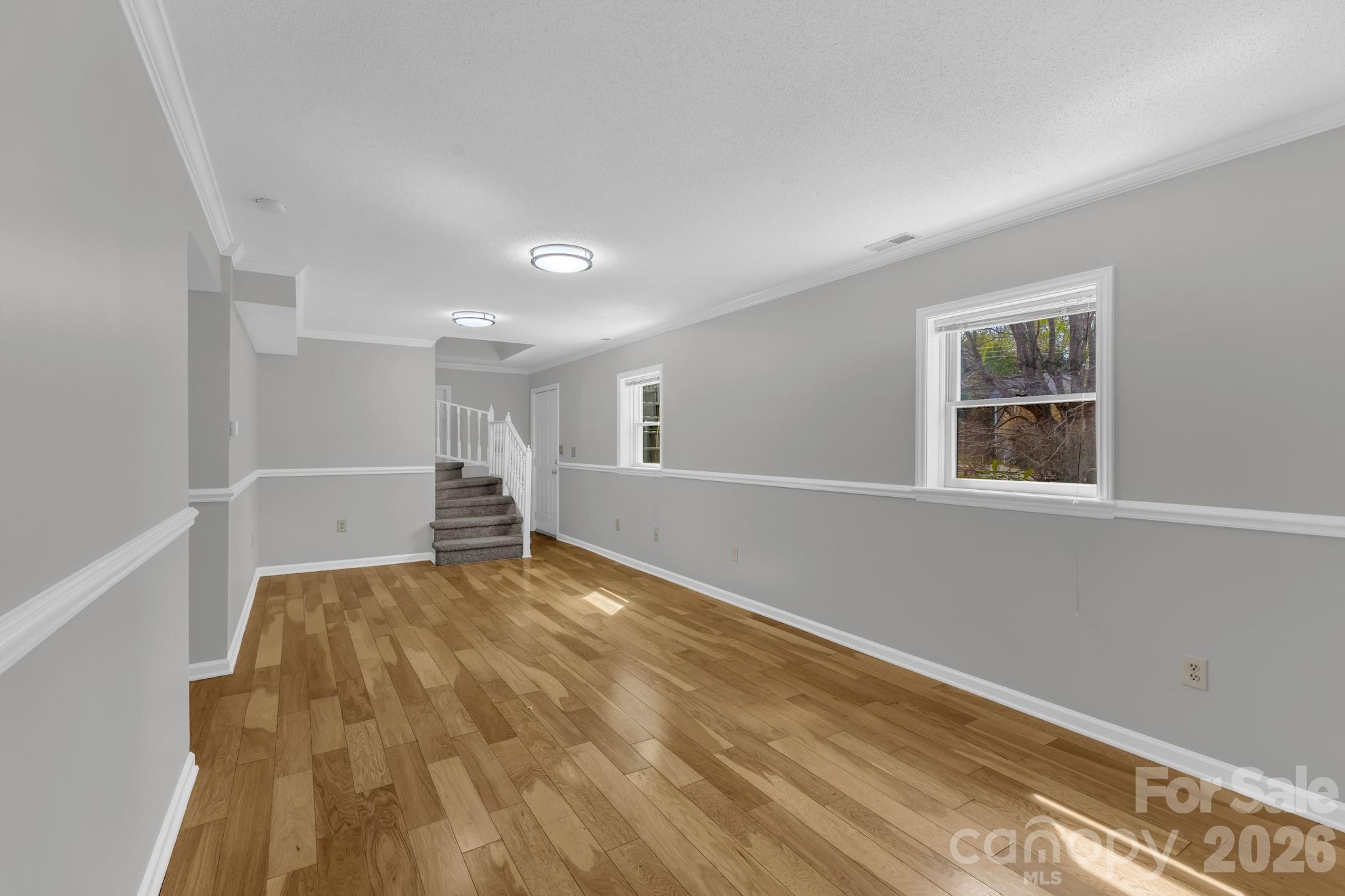 Family Room in Basement - 147 Elkwood Road, Asheville