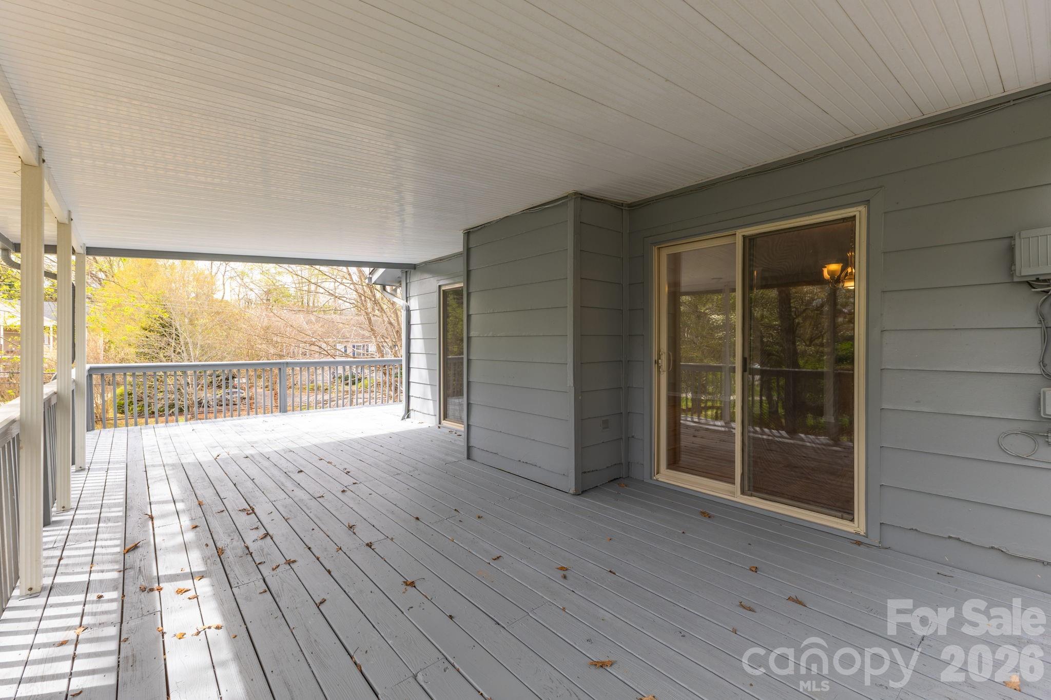 Side Covered Porch area - 147 Elkwood Road, Asheville