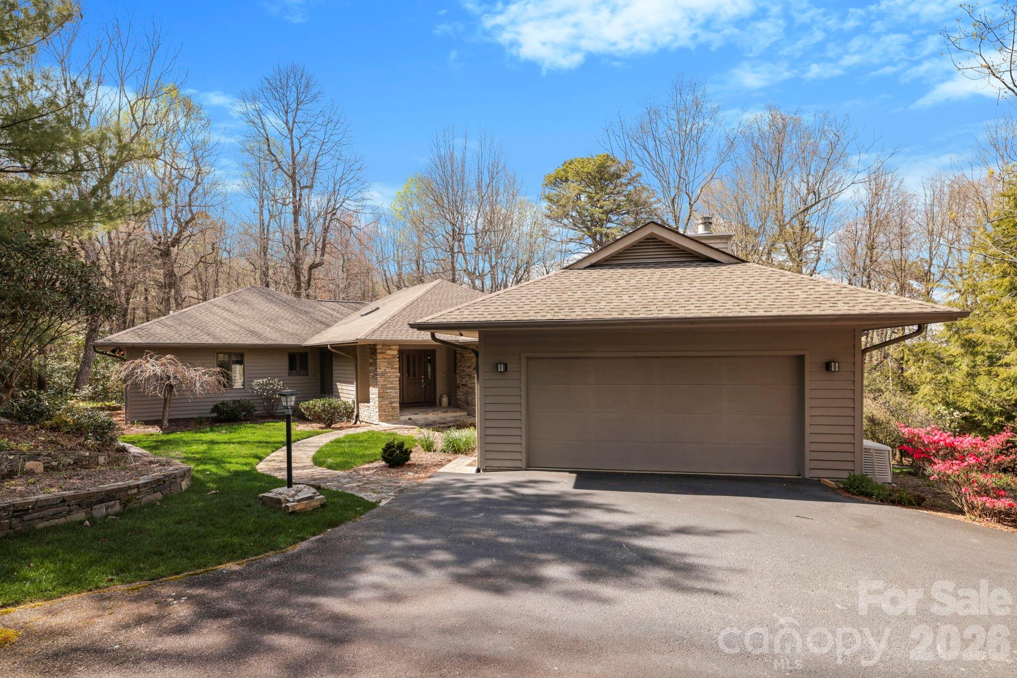 Gorgeous property surrounding this home with many custom touches - 100 Elmridge Drive, Flat Rock