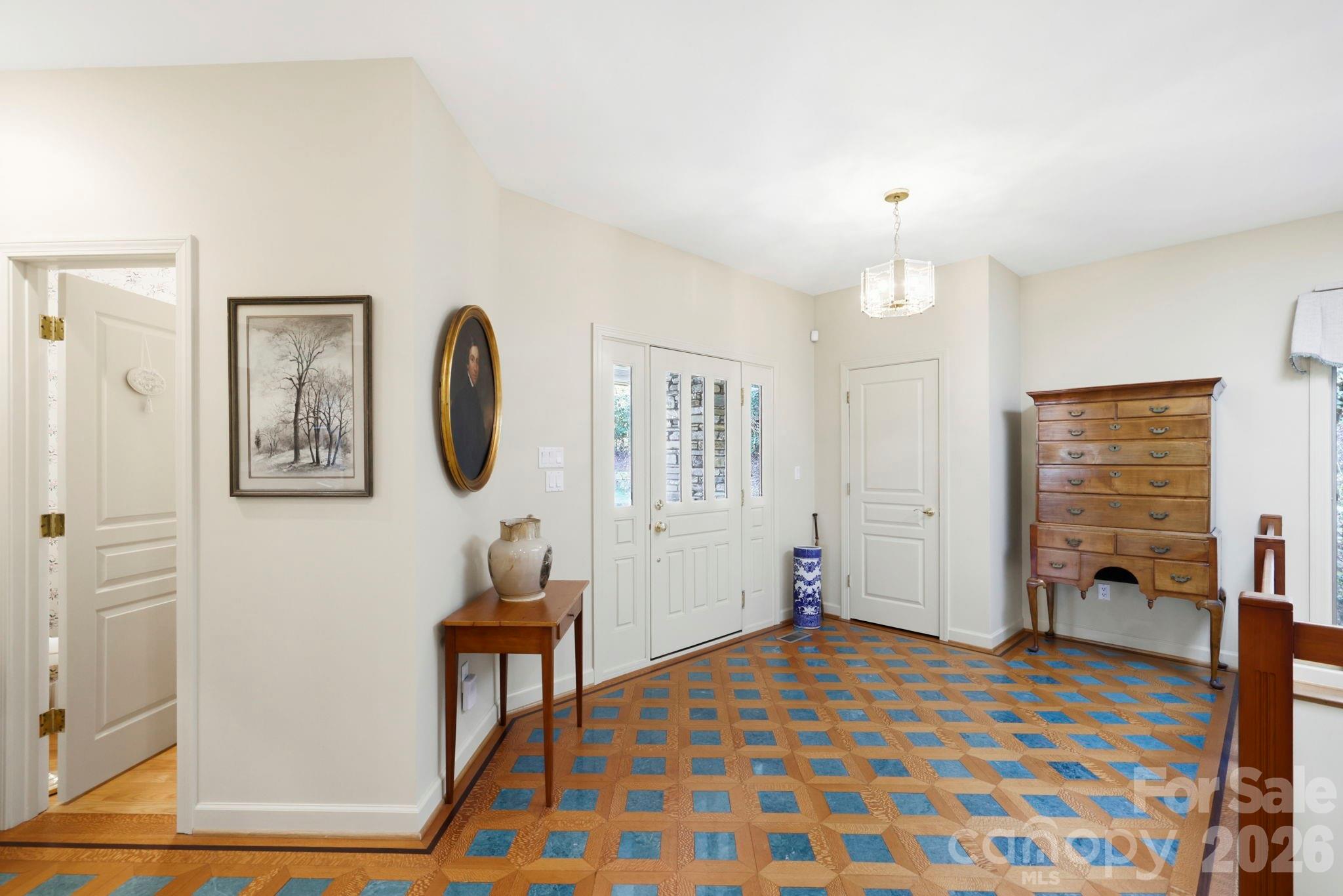 Welcoming foyer with - 100 Elmridge Drive, Flat Rock